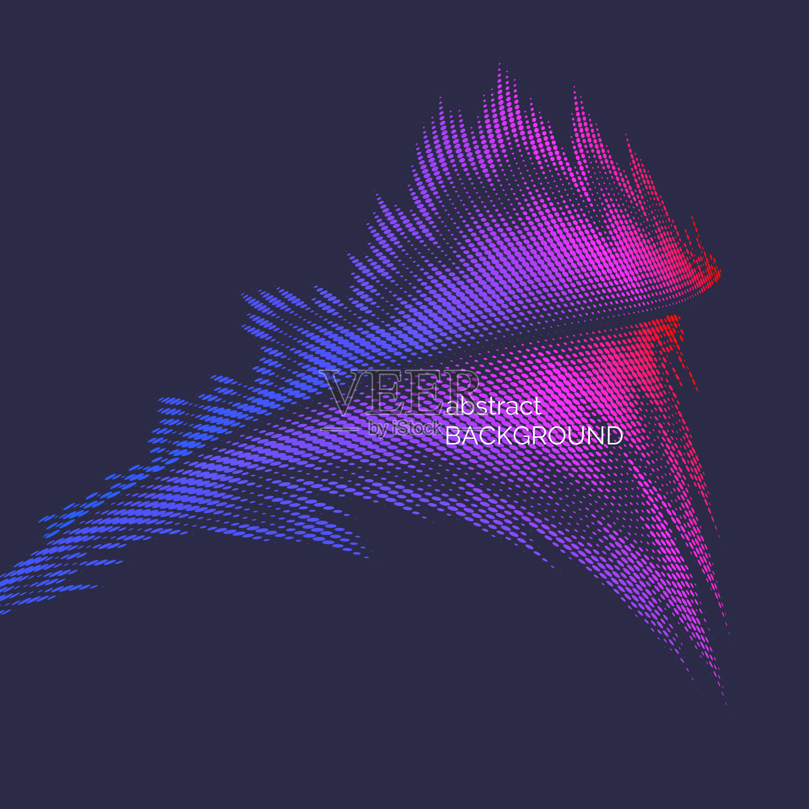 声波。矢量插图在黑暗的背景插画图片素材