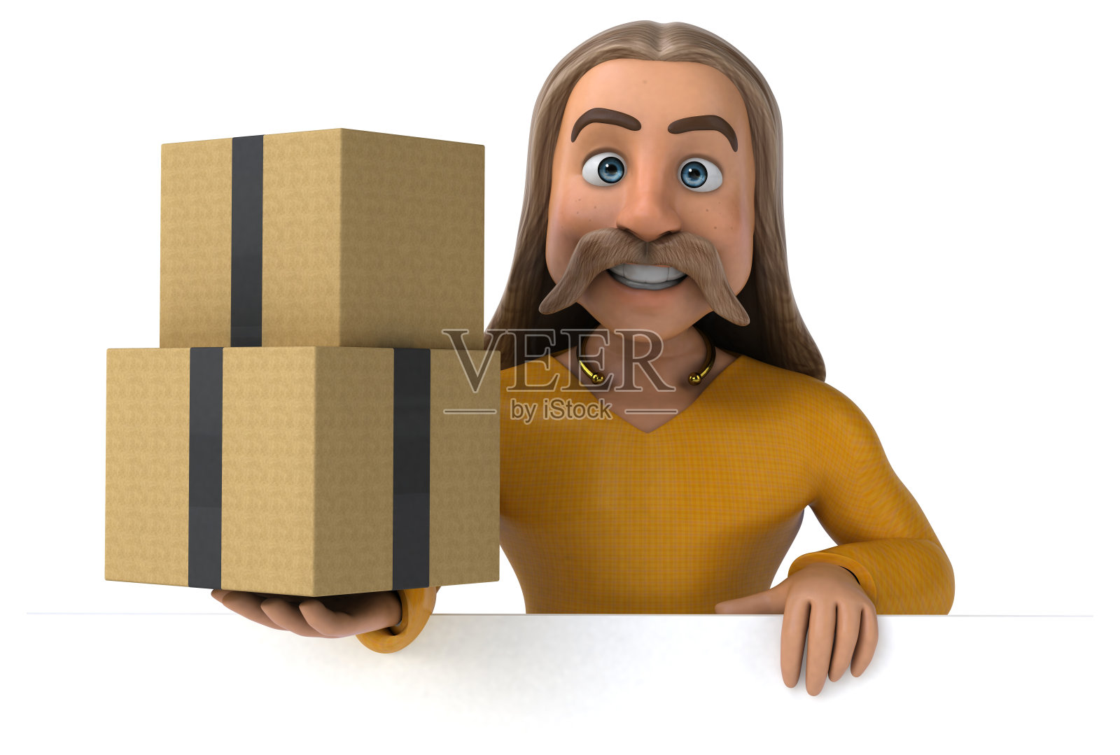 高卢乐趣- 3D插图照片摄影图片