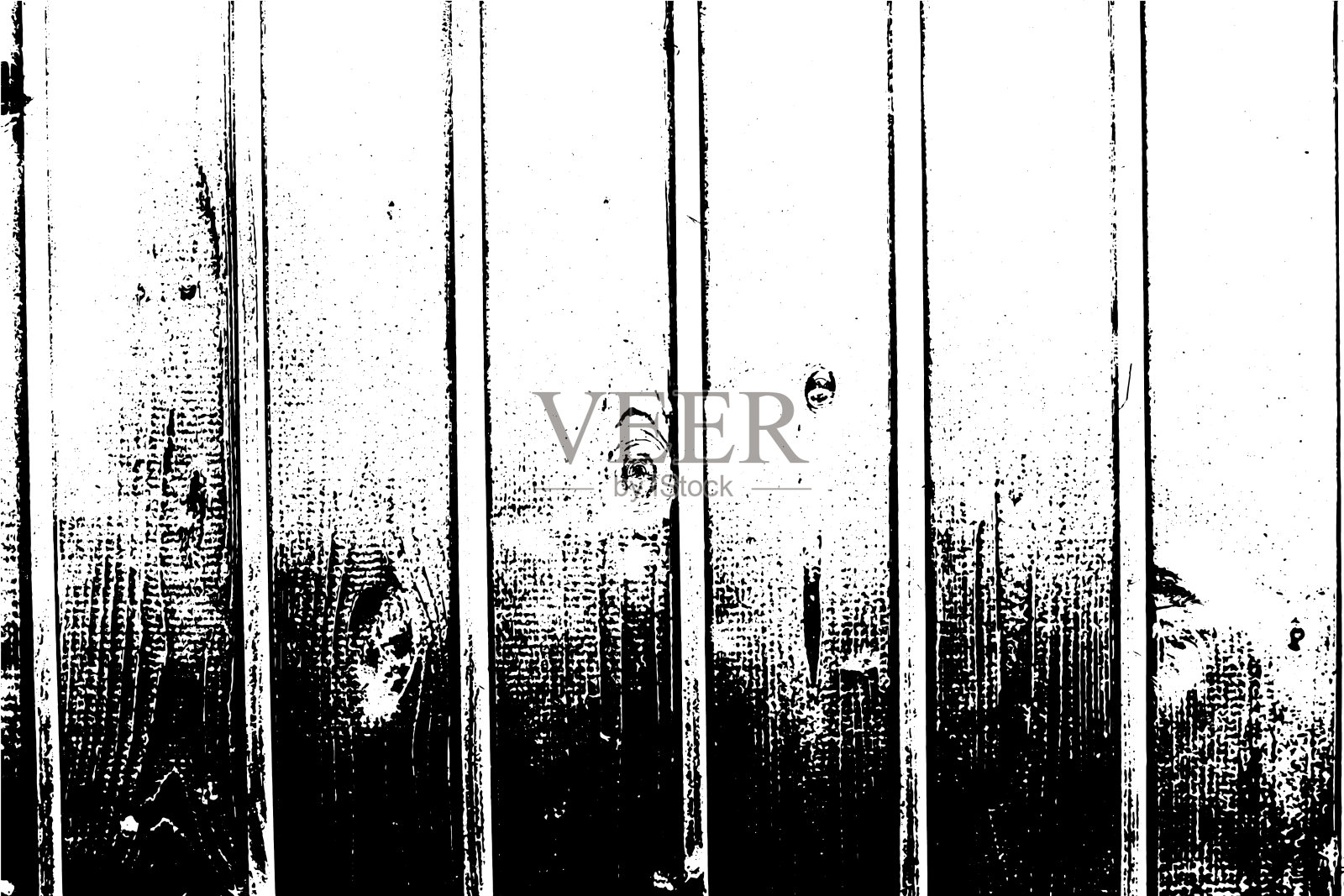 抽象忙碌的背景，木墙，垂直宽木板。向量木材纹理。插画图片素材