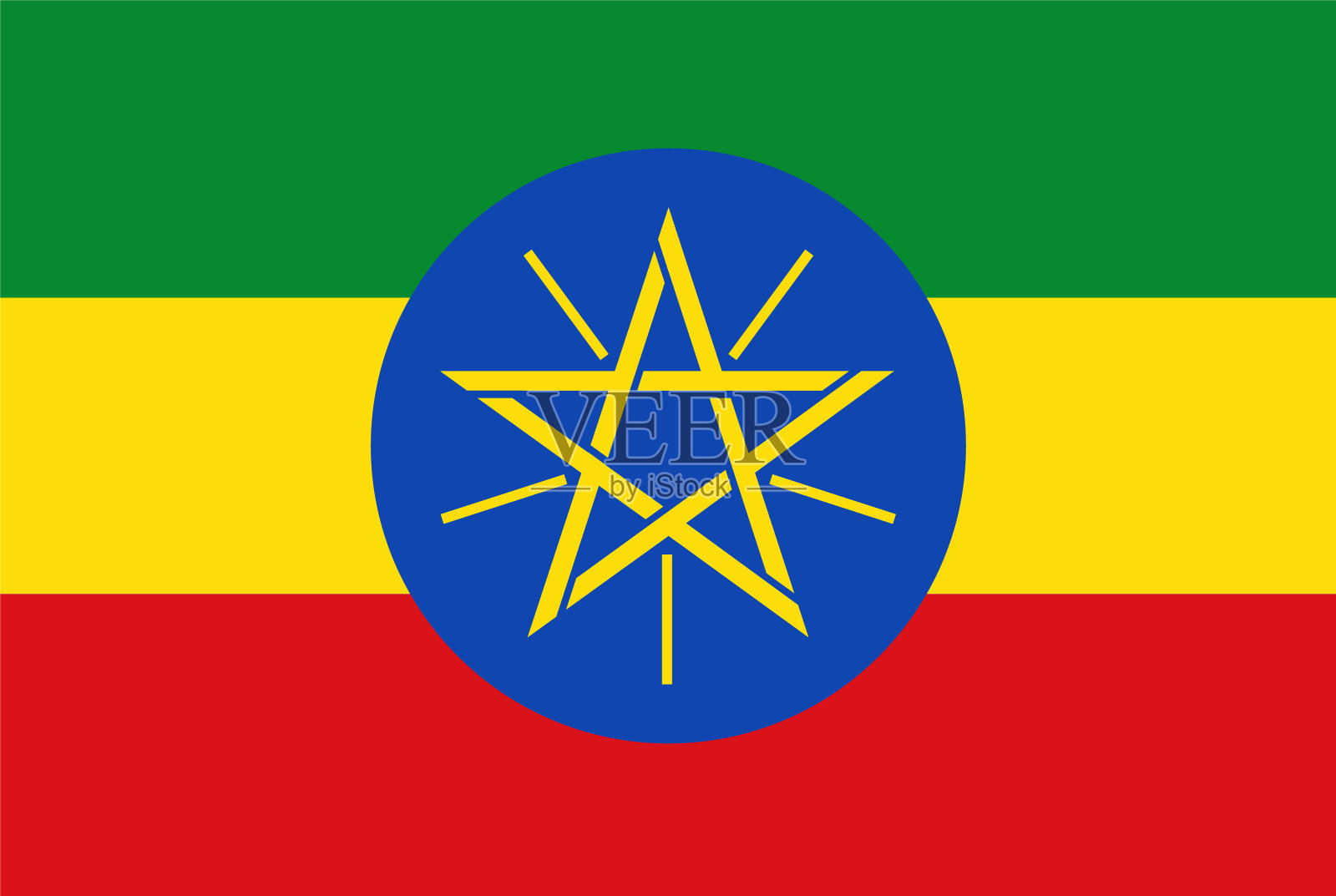 白色背景上的矩形旗帜插画图片素材