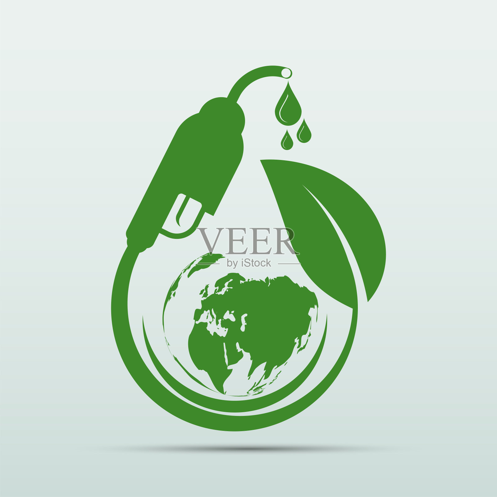 8月10日国际生物柴油日为生态和环境帮助世界与生态友好的想法，矢量插图插画图片素材