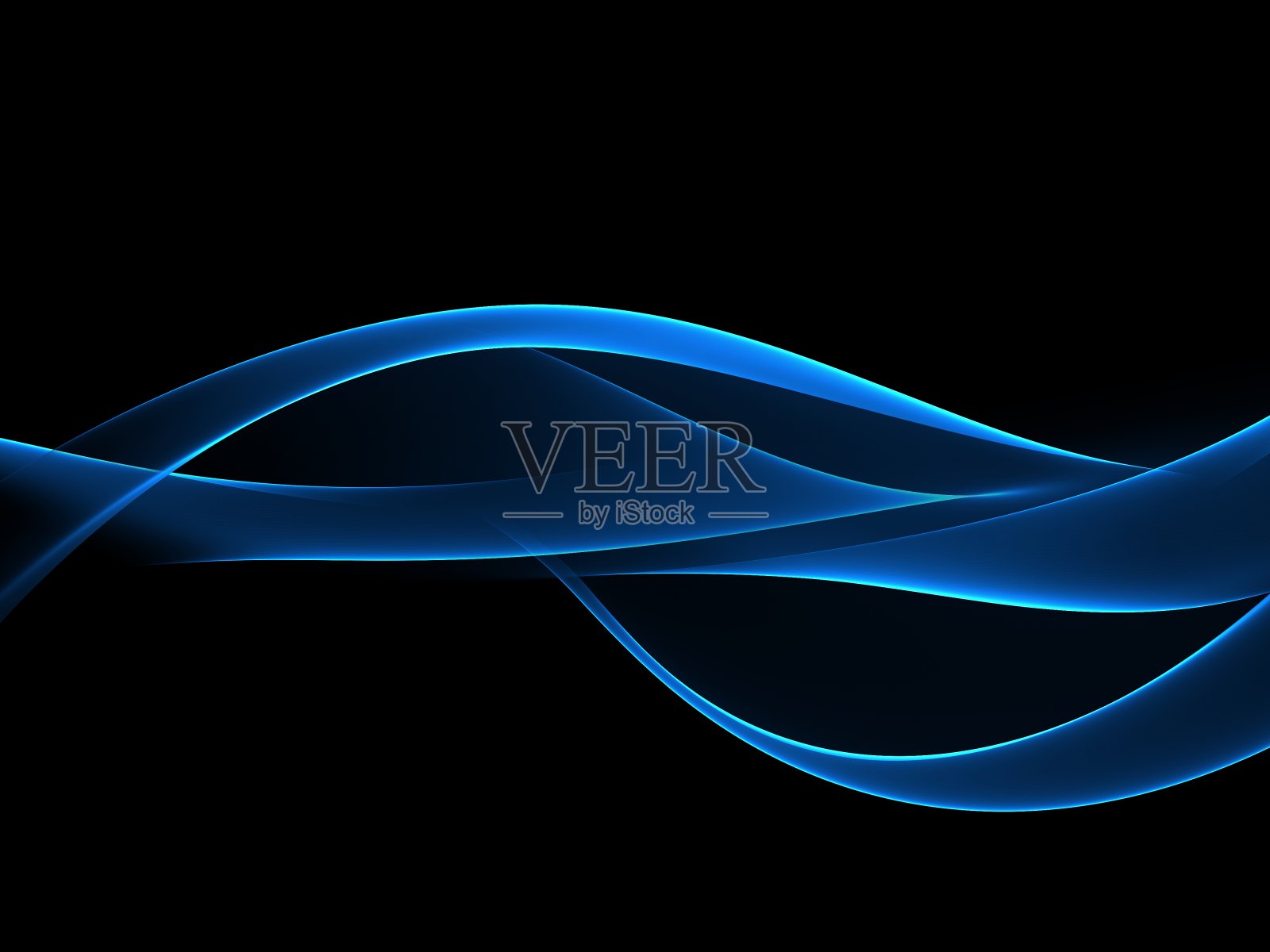 摘要商业软蓝波宣传册模板传单背景照片摄影图片