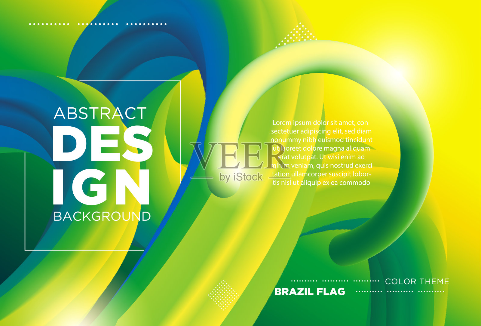 创意现代设计3d流形。液体波背景插画图片素材