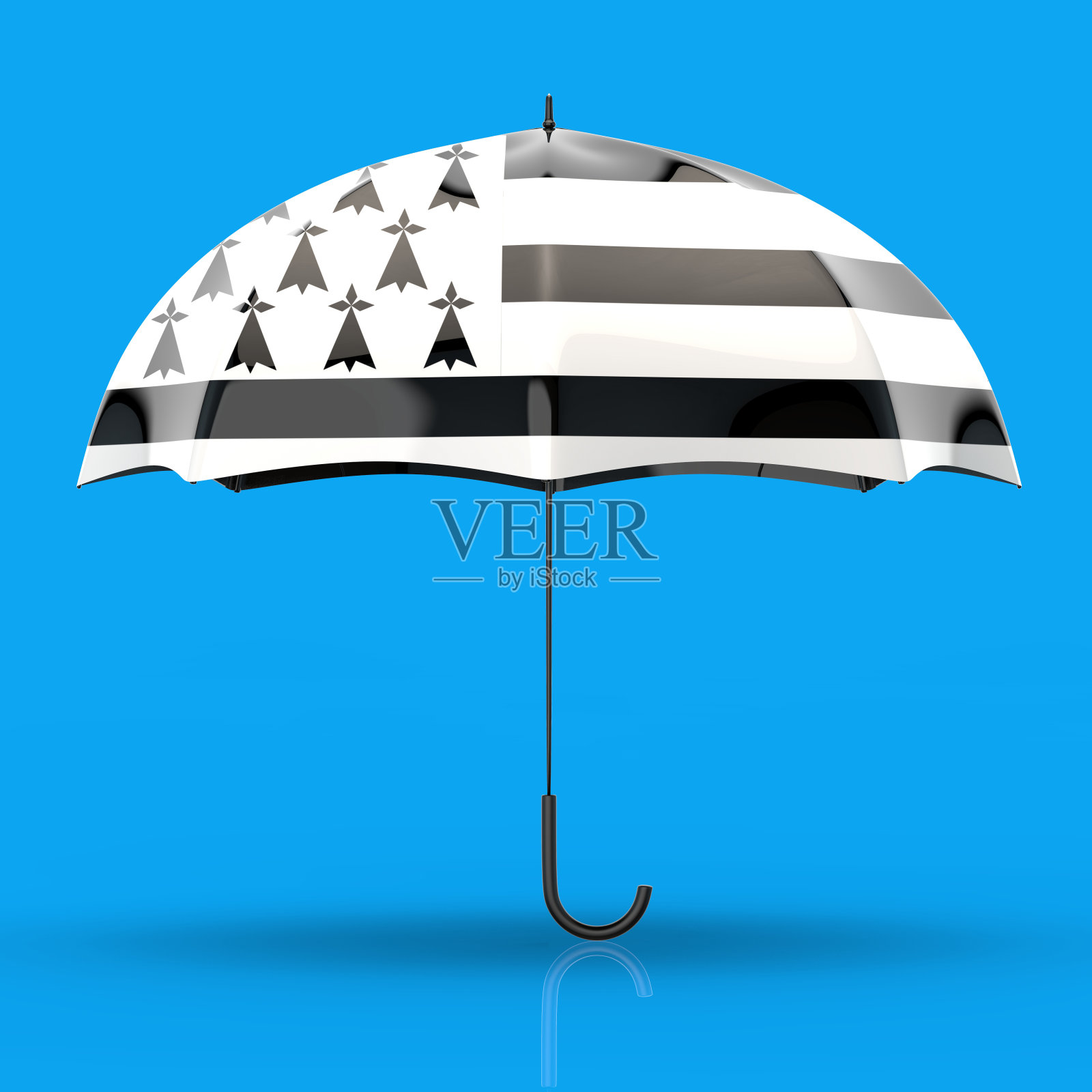 伞概念- 3D插图照片摄影图片