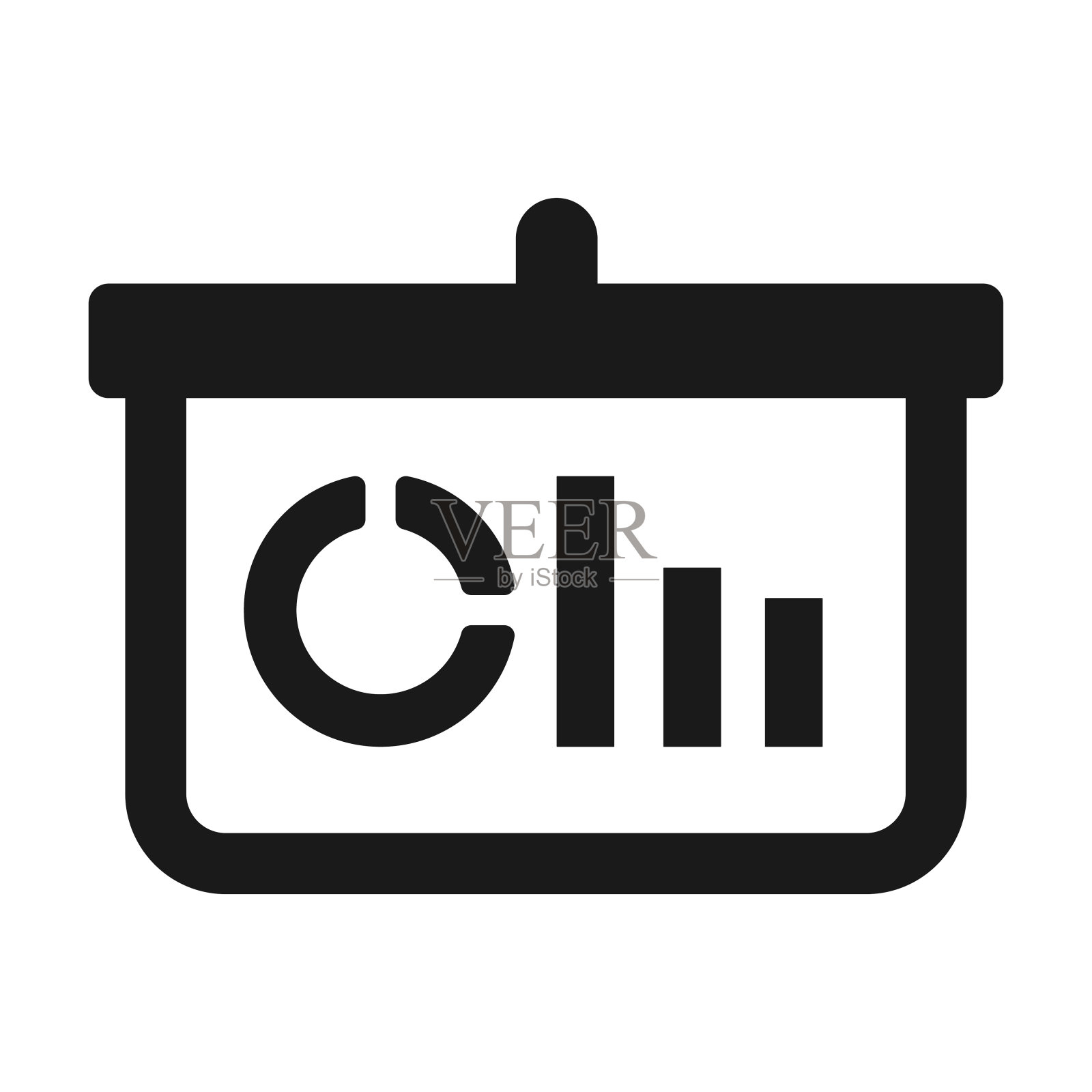 业务分析平面矢量图标图标素材