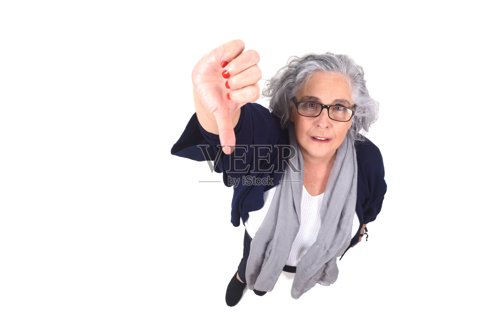 一个女人的俯视图肖像照片摄影图片