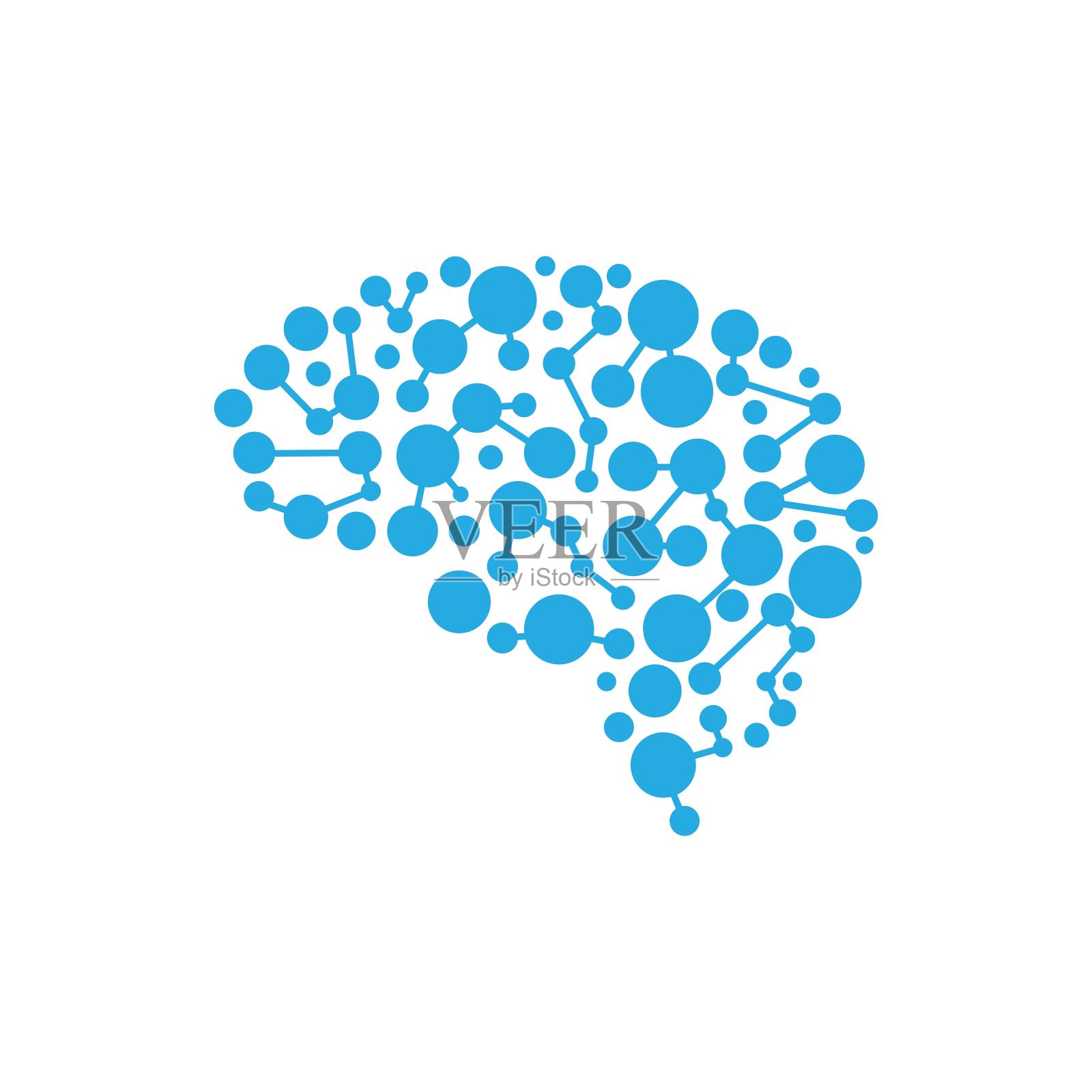 健康脑矢量图解设计元素图片