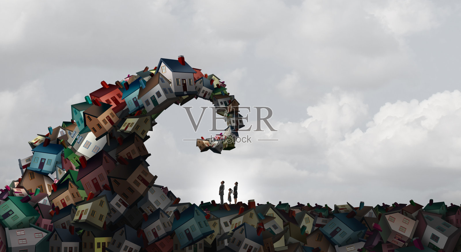 购房压力照片摄影图片