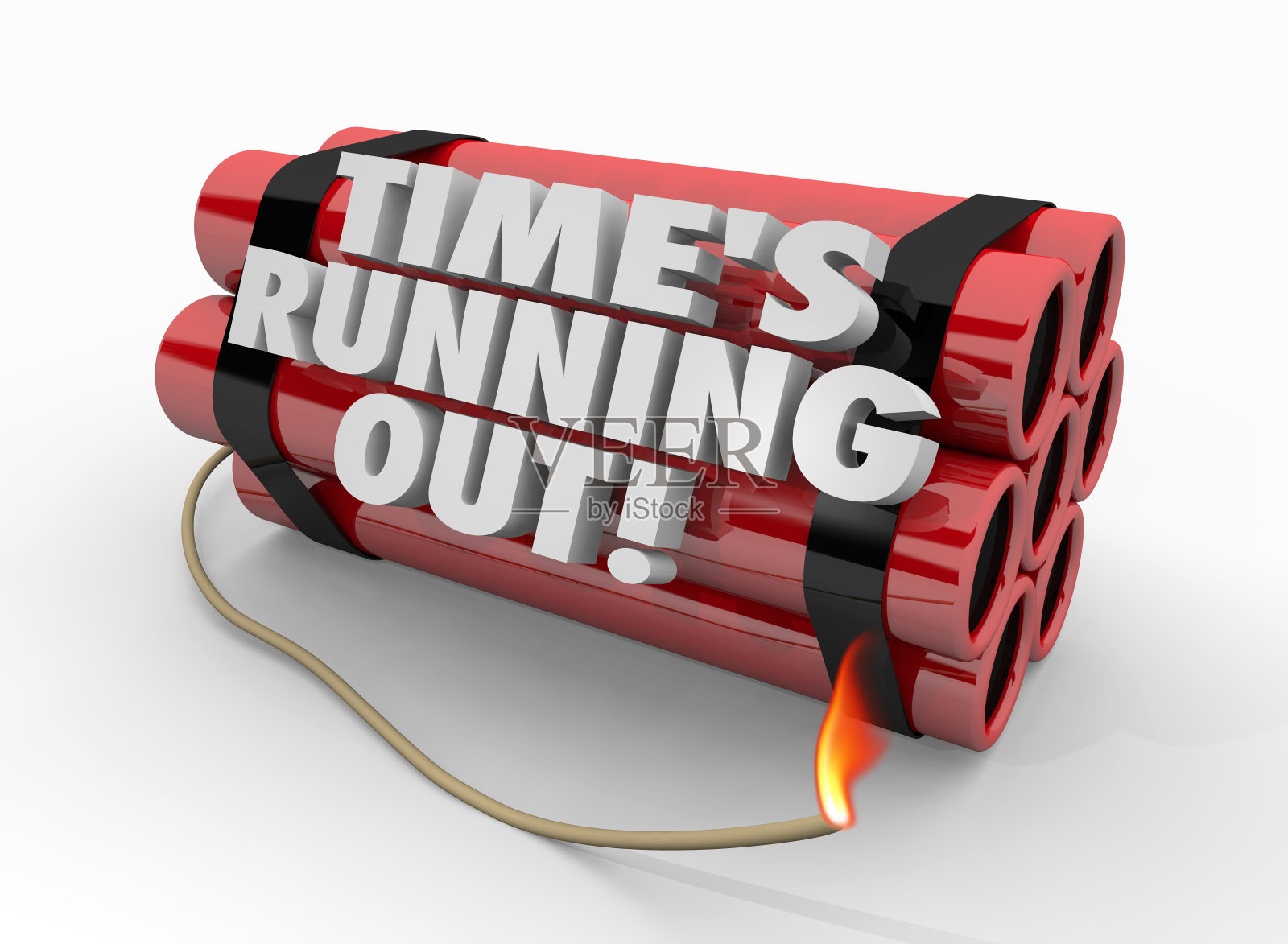 Times Running Out Dynamite Bomb Countdown Explosion 3d插图照片摄影图片