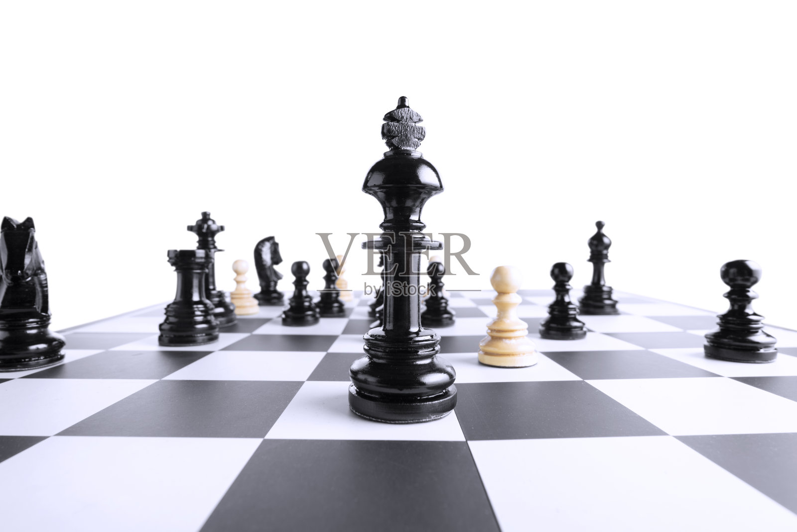 黑白棋子照片摄影图片