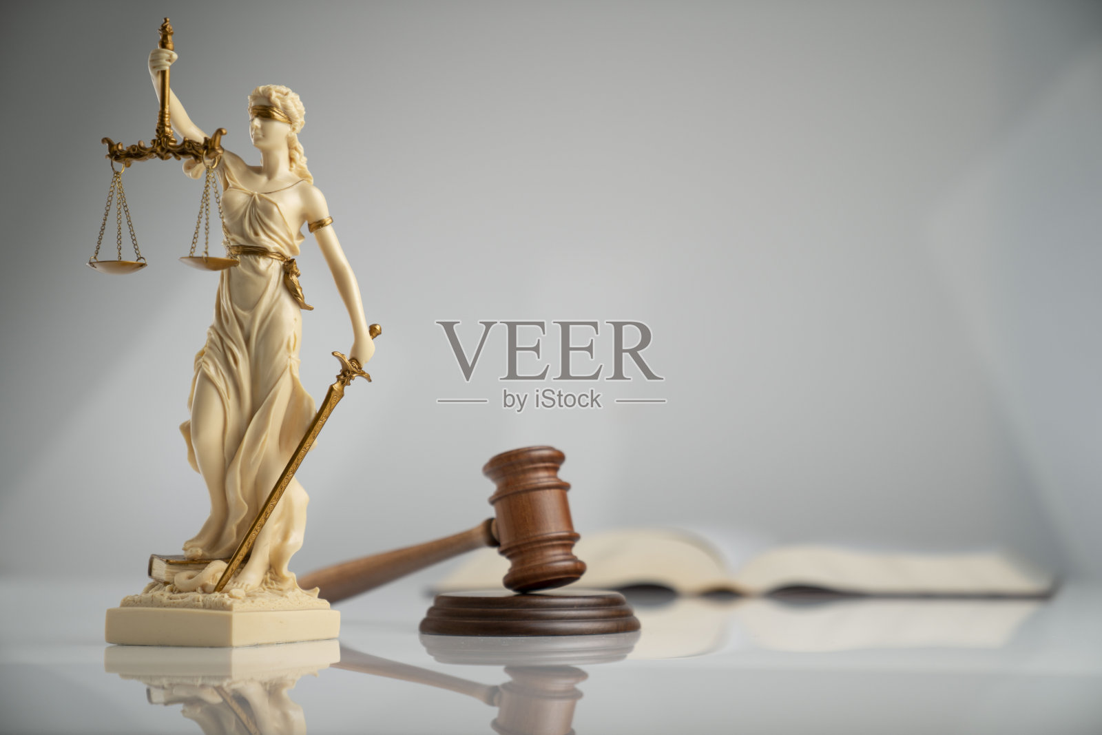 法律与正义观念。照片摄影图片