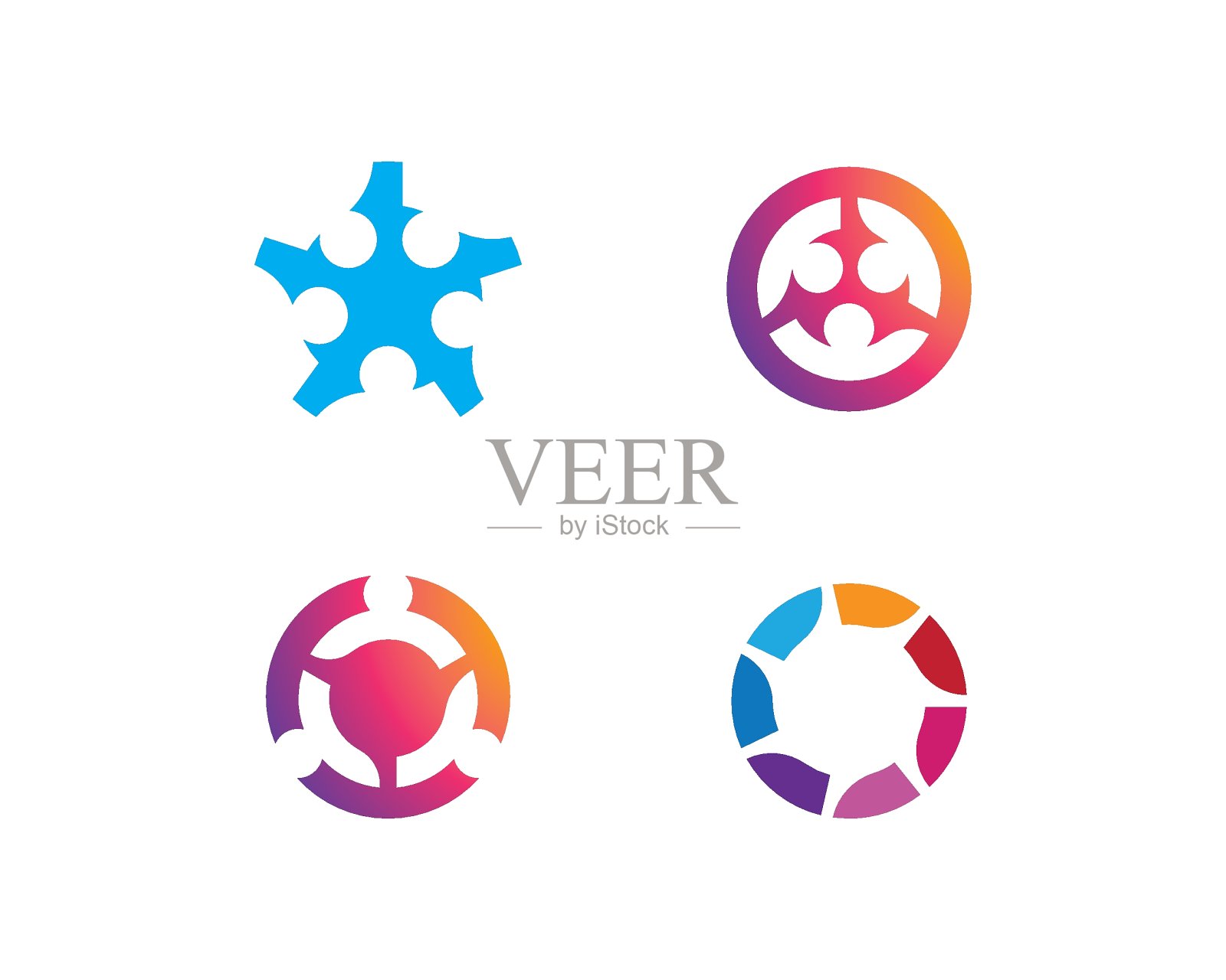 社区护理的模板图标素材