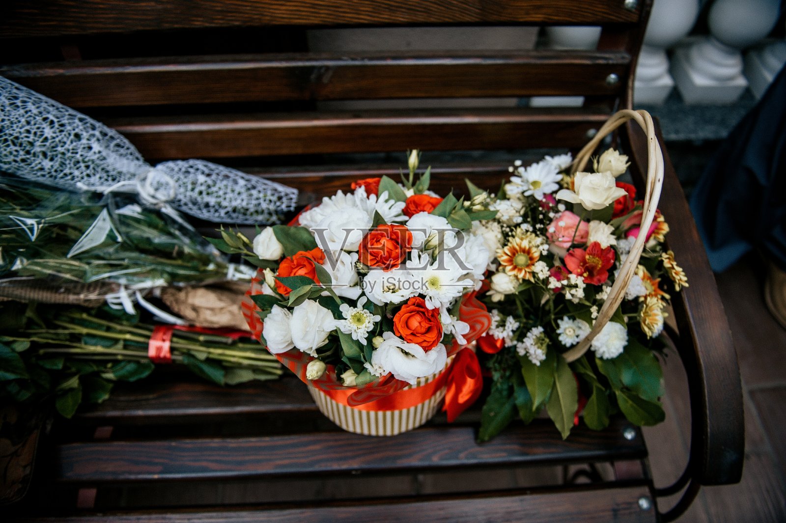 婚礼，婚礼装饰，新郎，新娘，鲜花，结婚戒指，结婚蛋糕，烟花照片摄影图片