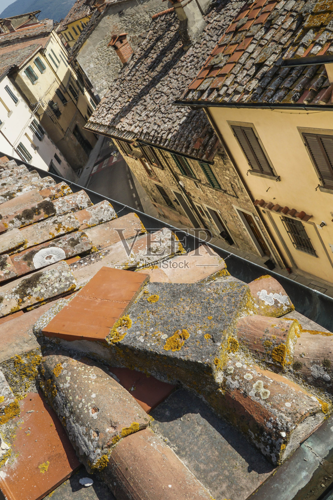 意大利建筑物的屋顶照片摄影图片