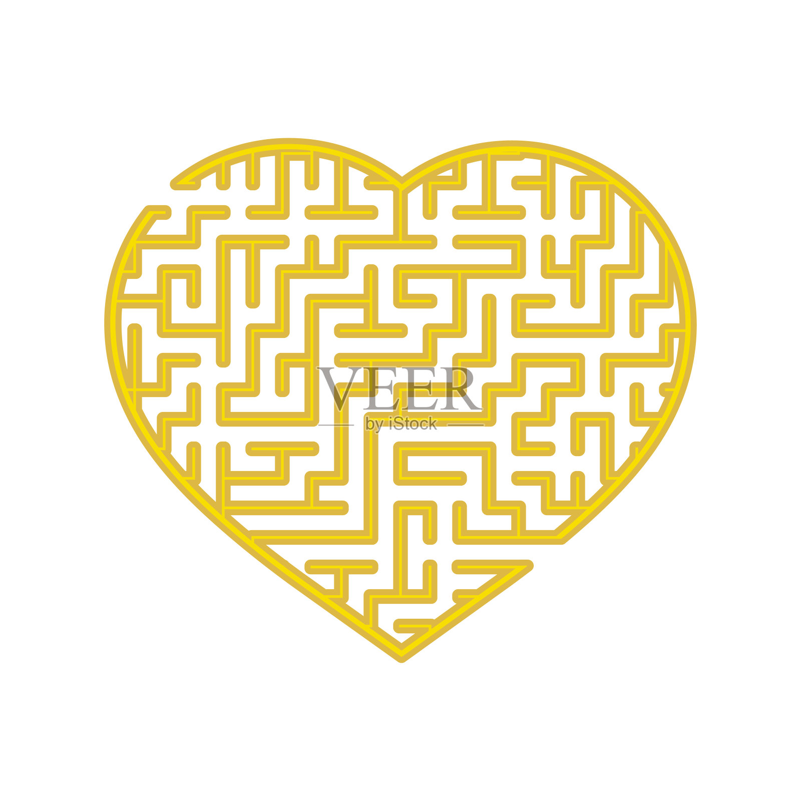 摘要迷宫。孩子们的游戏。儿童益智游戏。迷宫难题。矢量图插画图片素材