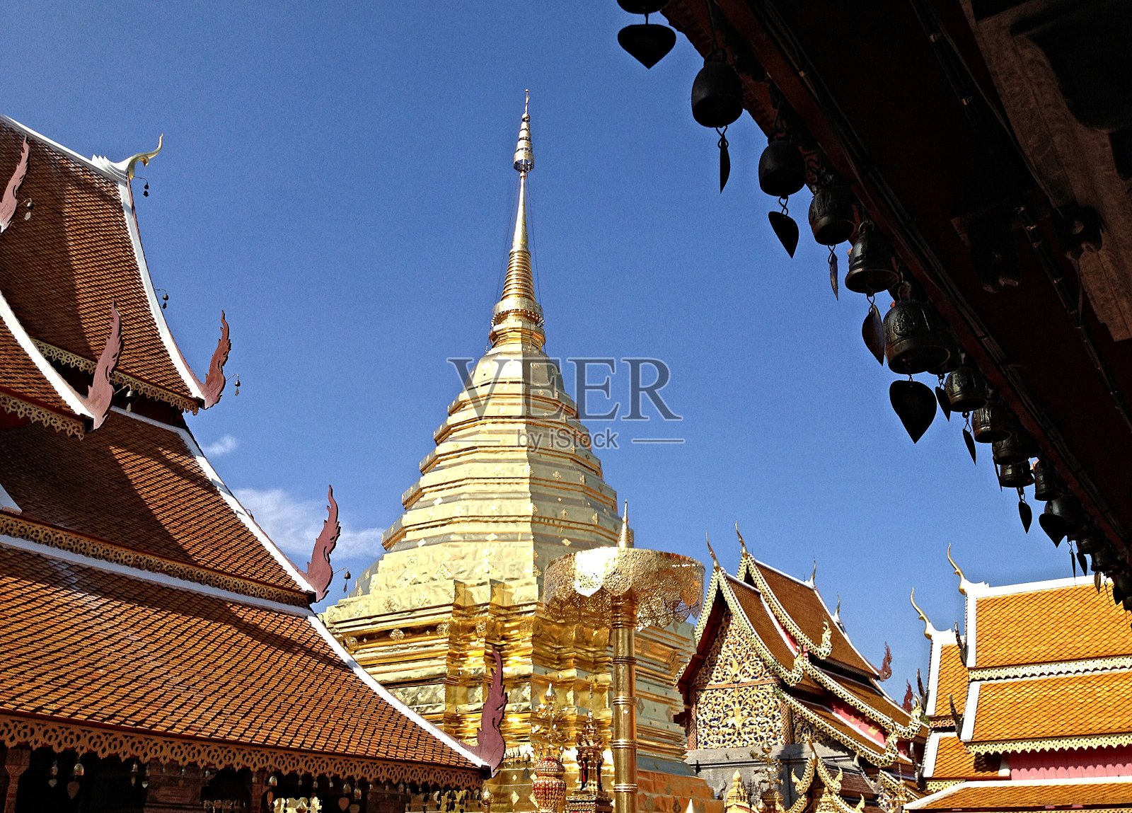 泰国清迈土居素贴寺照片摄影图片
