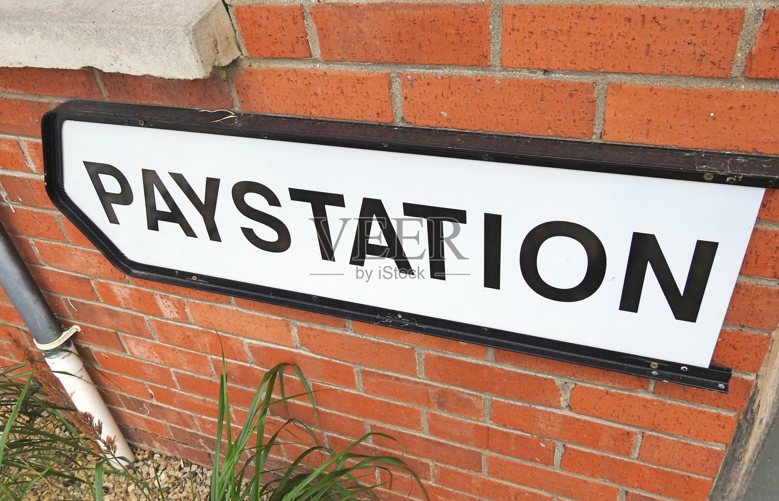 砖墙文字特写照片摄影图片