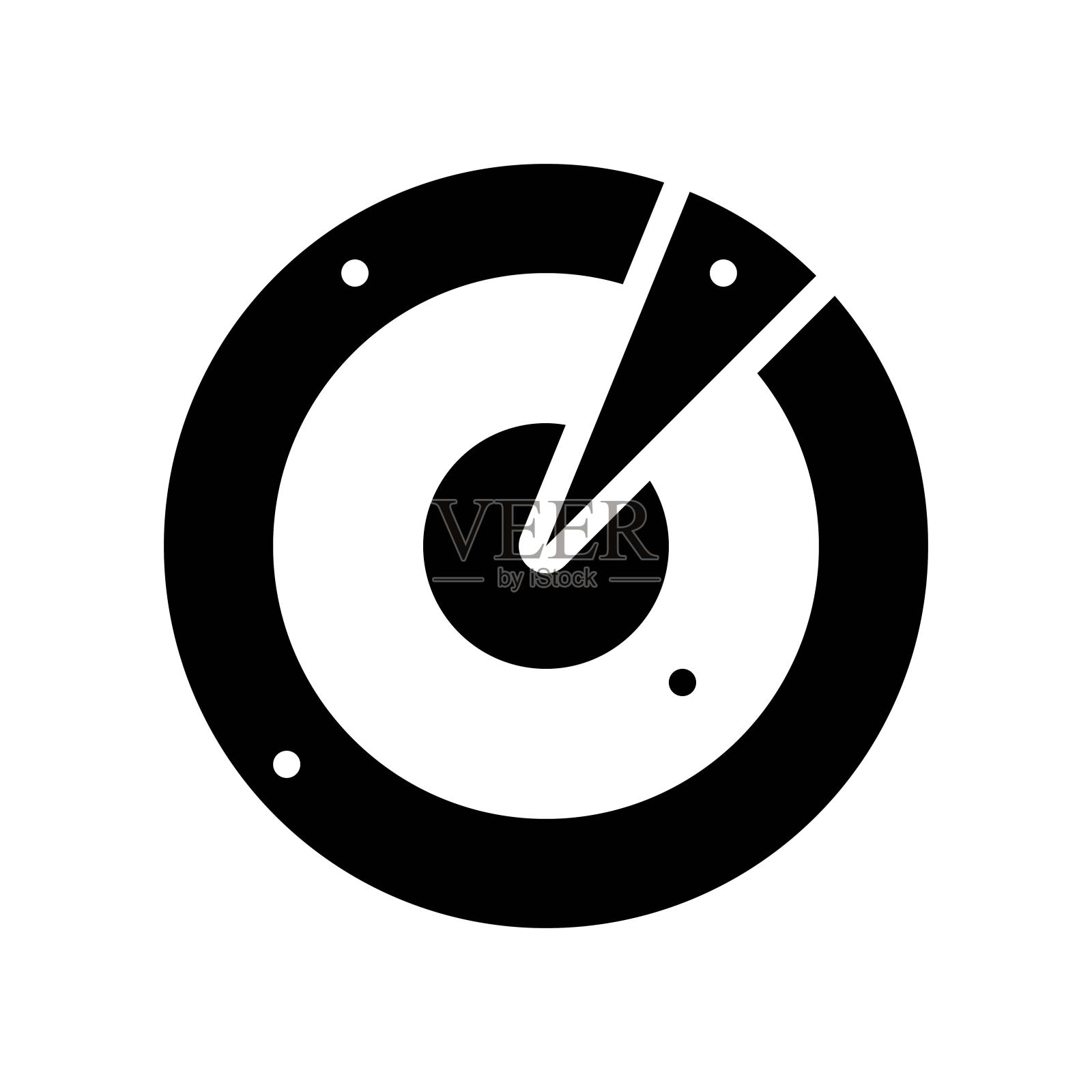 导航罗盘军事和战争相关的图标。坚固的设计插画图片素材