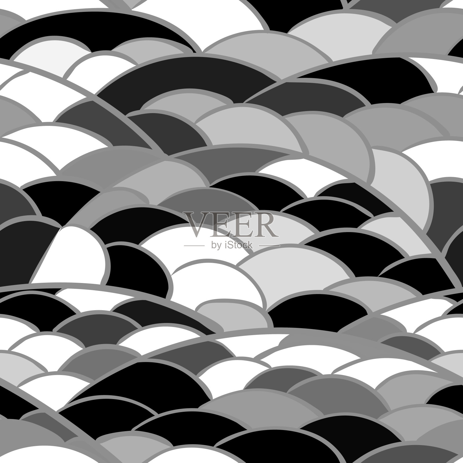 无缝鹅卵石背景特写铺装插画图片素材