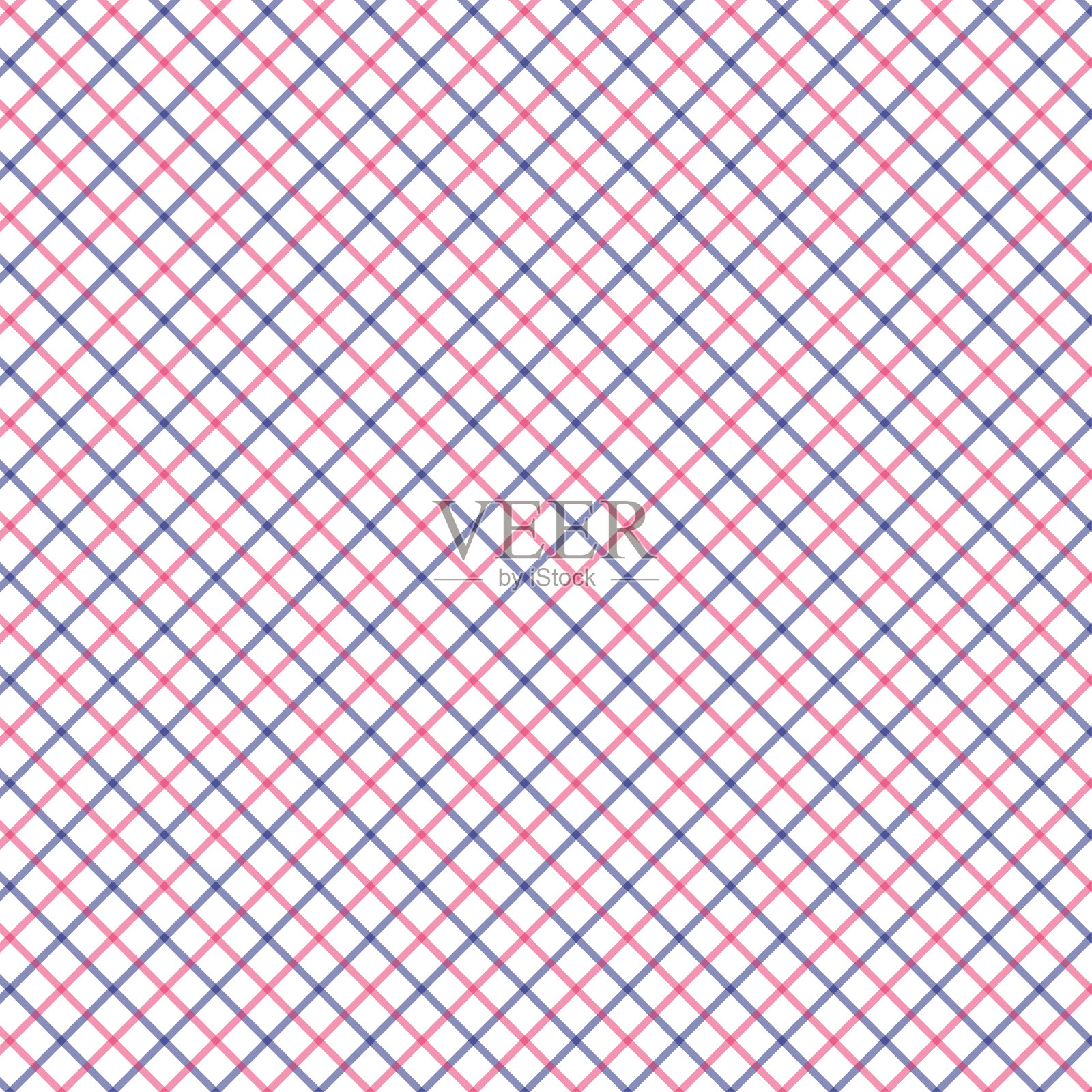 红色和蓝色碎花图案。插画图片素材