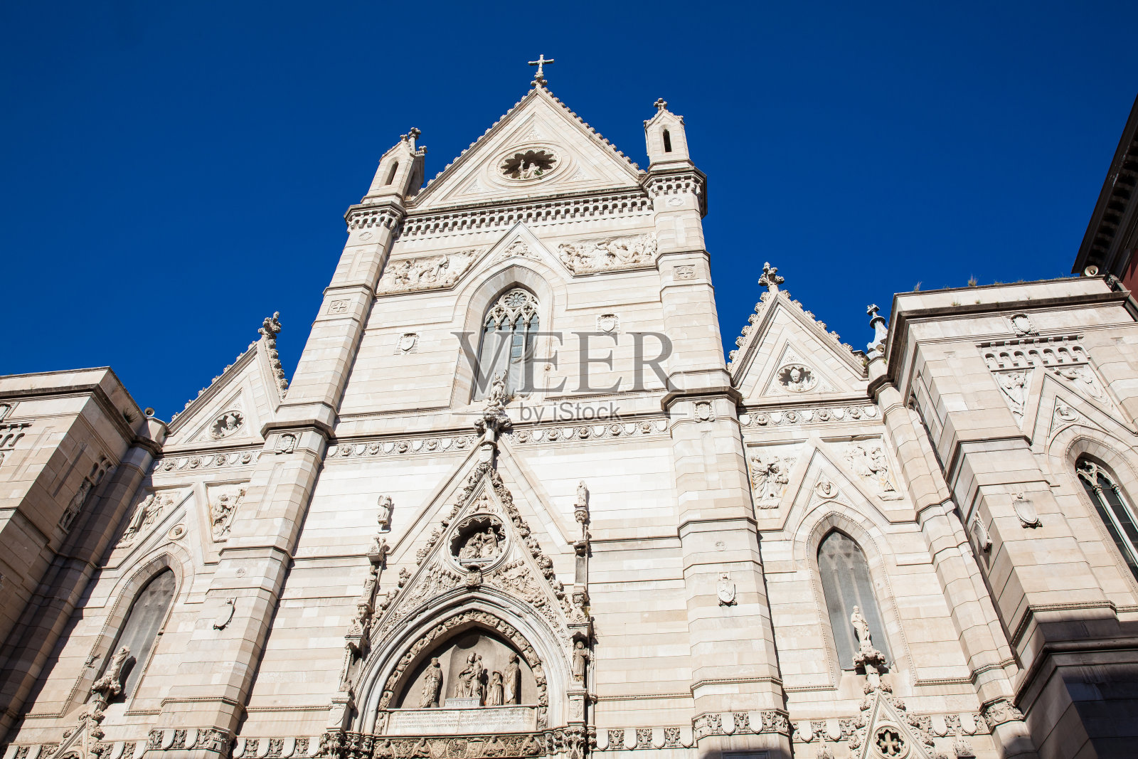 圣母升天大教堂也被称为圣热纳罗大教堂在那不勒斯照片摄影图片