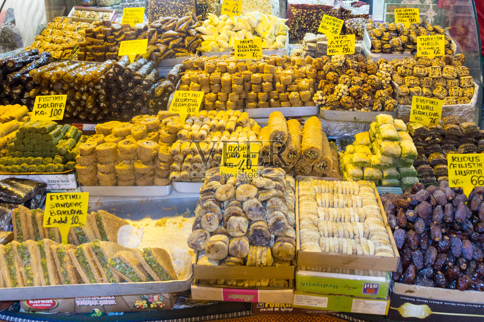 甜点和糖果出售照片摄影图片