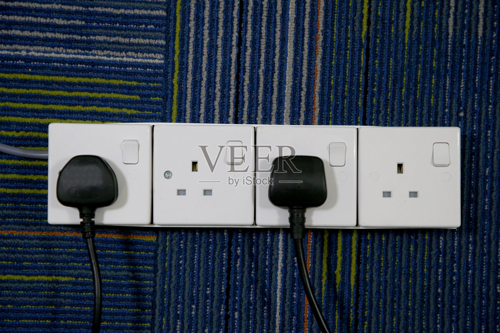 交流电源插头-类型G照片摄影图片