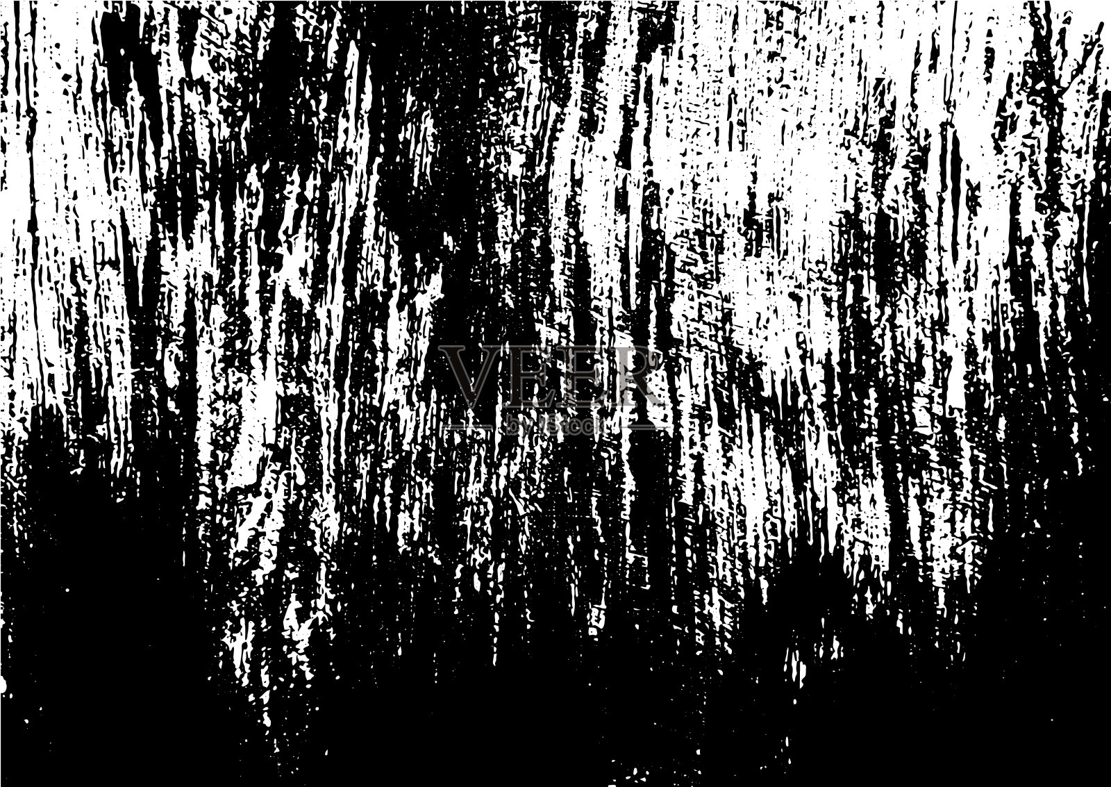 黑白垃圾城市纹理矢量与复制空间。抽象插图表面灰尘和粗糙肮脏的墙壁背景与空模板。危难或污垢和损害效果概念-矢量插画图片素材