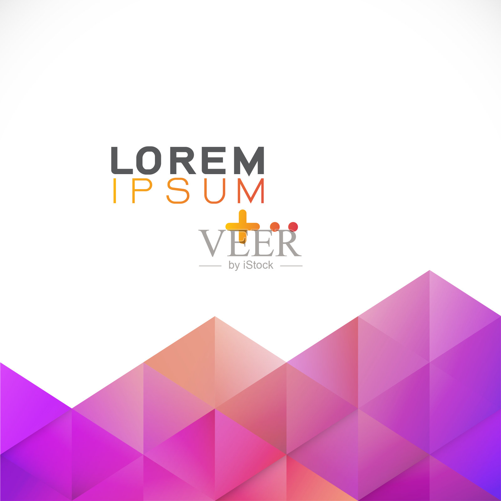 抽象彩色渐变几何模板现代重叠和空间文本。现代背景商业或技术，封面，在线展示网站元素。矢量图插画图片素材