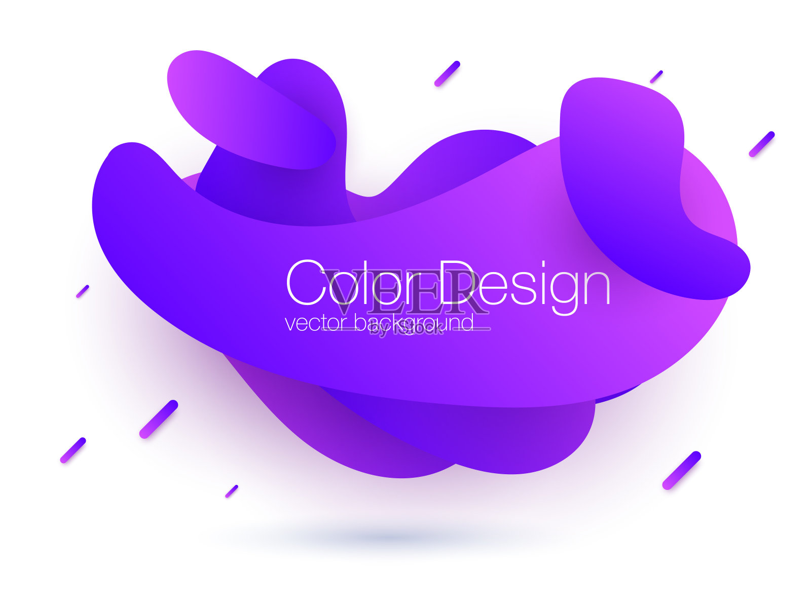 抽象的三维背景剪纸形状。纸张设计，矢量创意时尚插画。插画图片素材