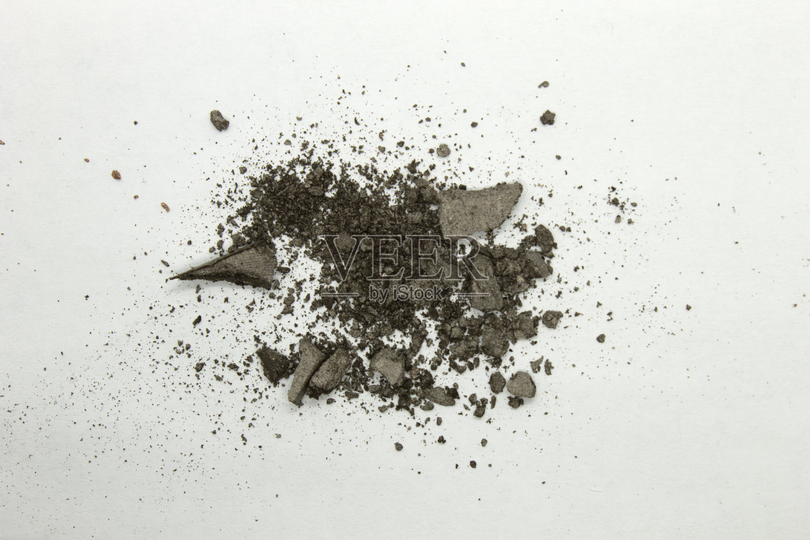 闪亮的灰棕色粉眼影照片摄影图片