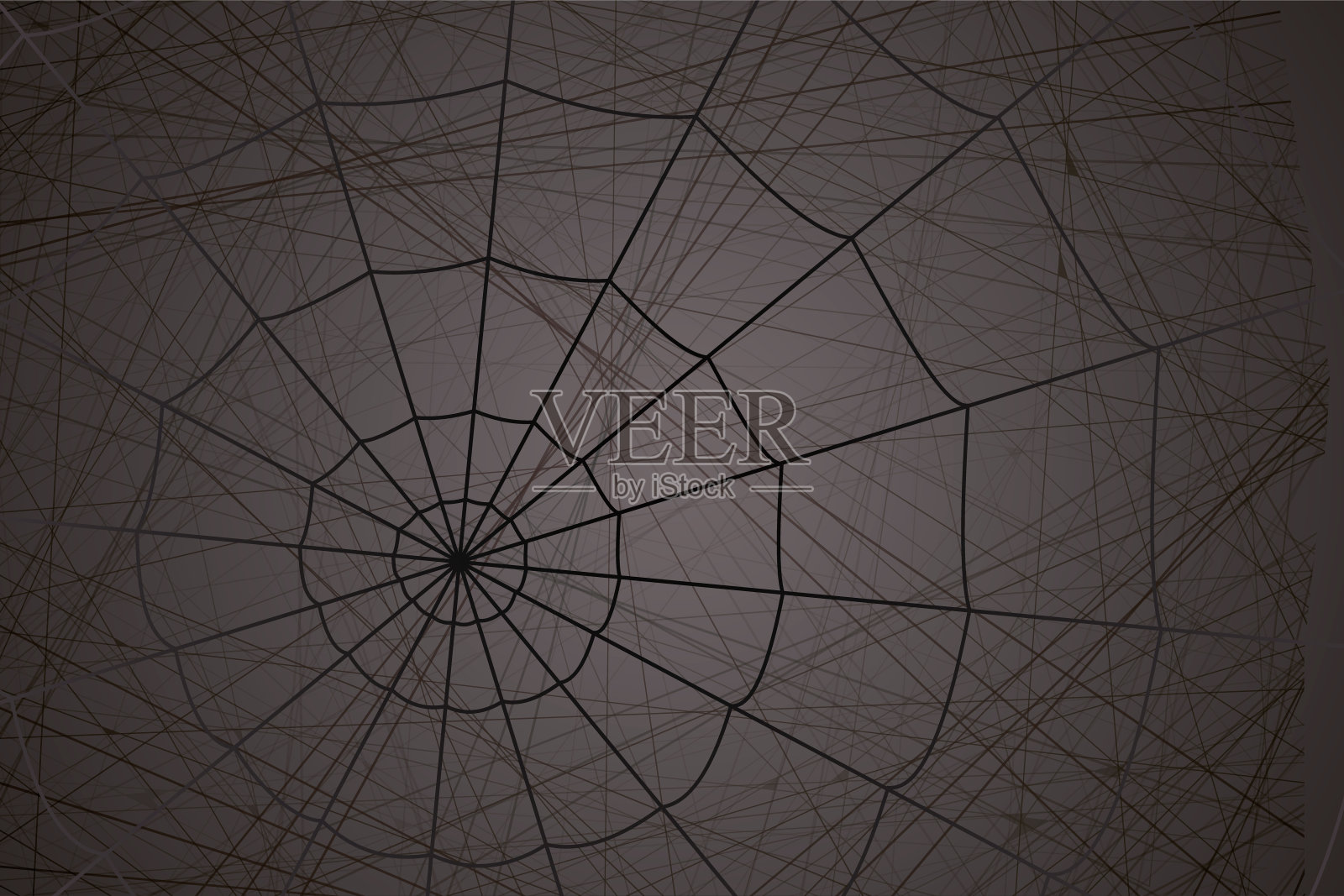 灰色背景上的同心白色网照片摄影图片