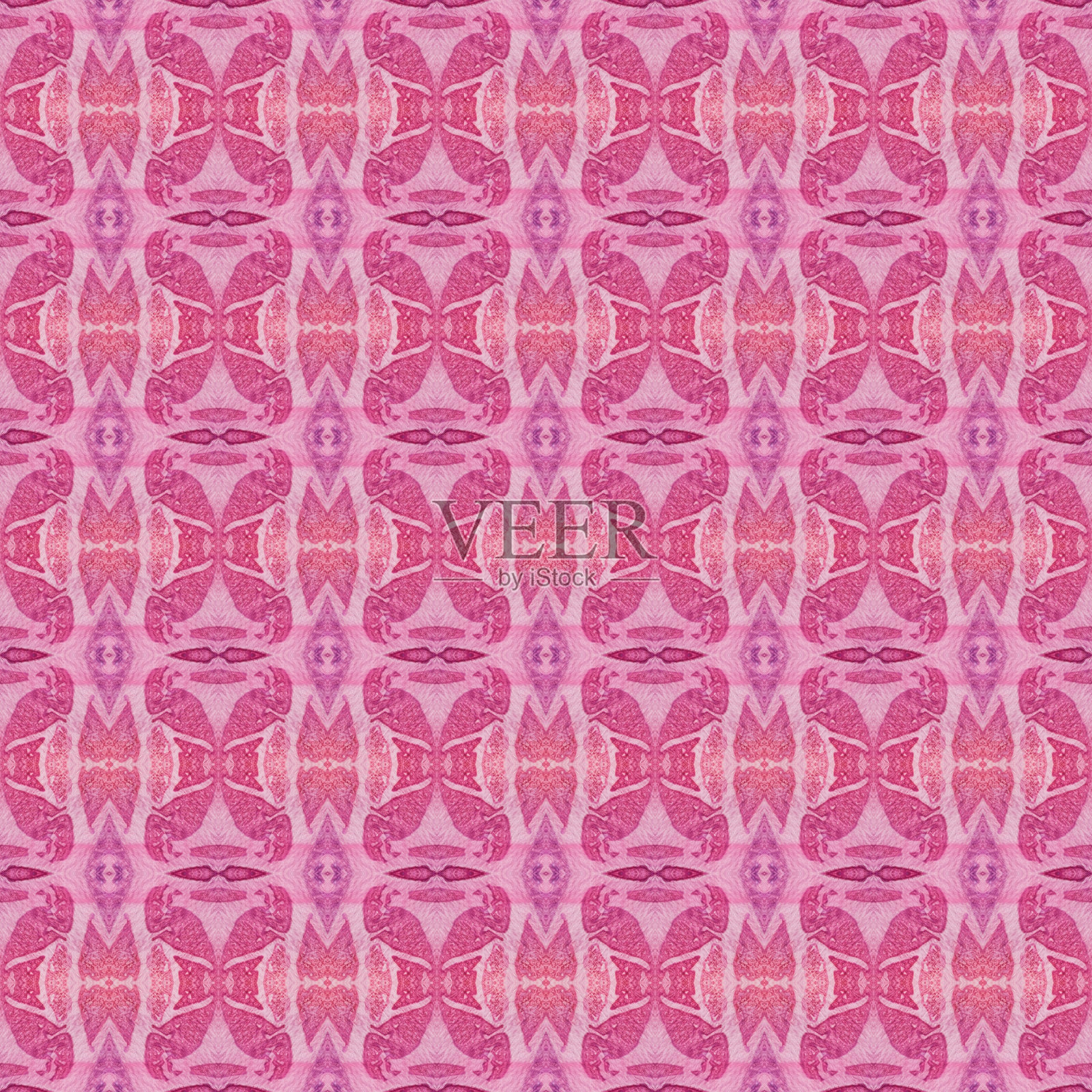 红蓝方形的无缝图案。手半径标注插画图片素材