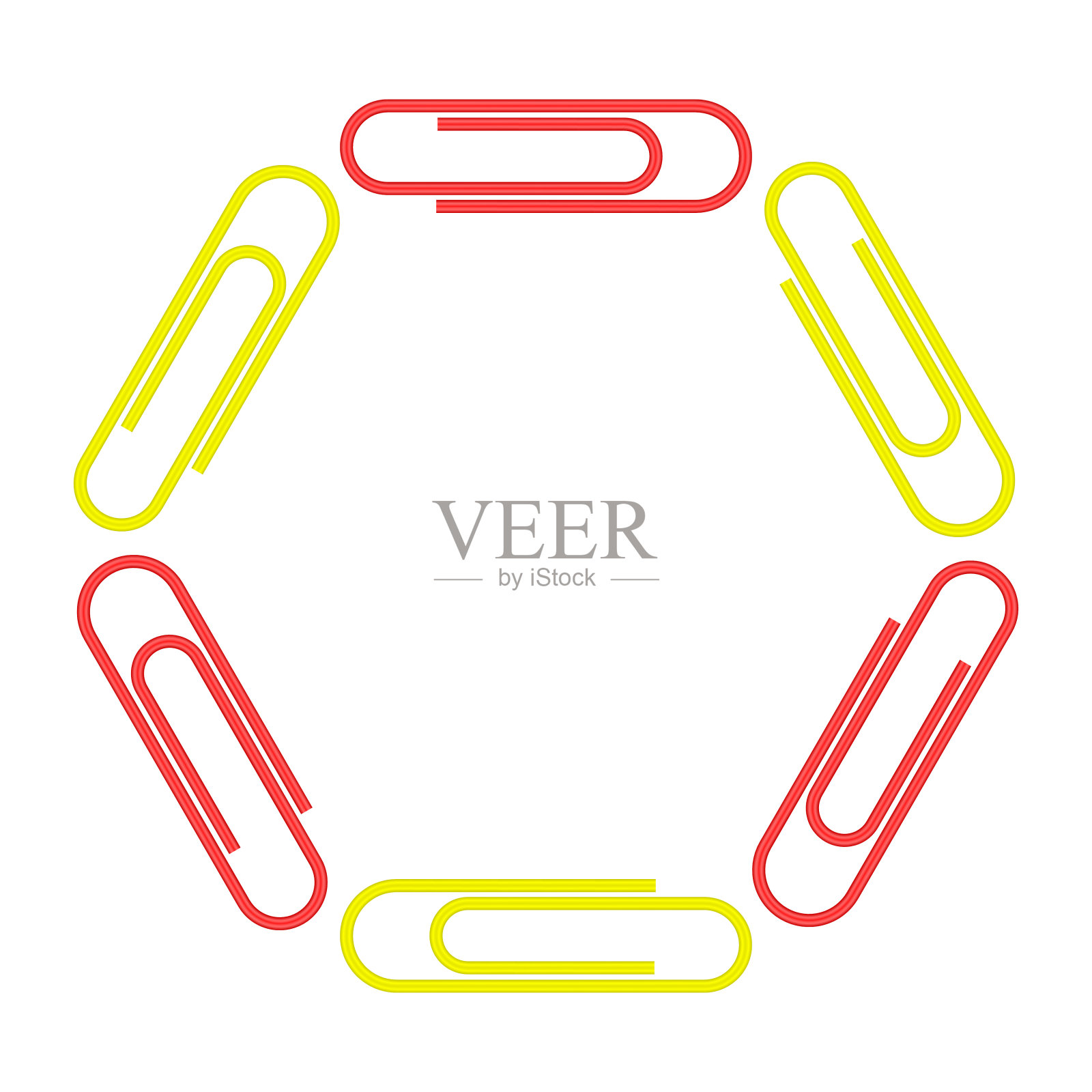 纸夹插画图片素材