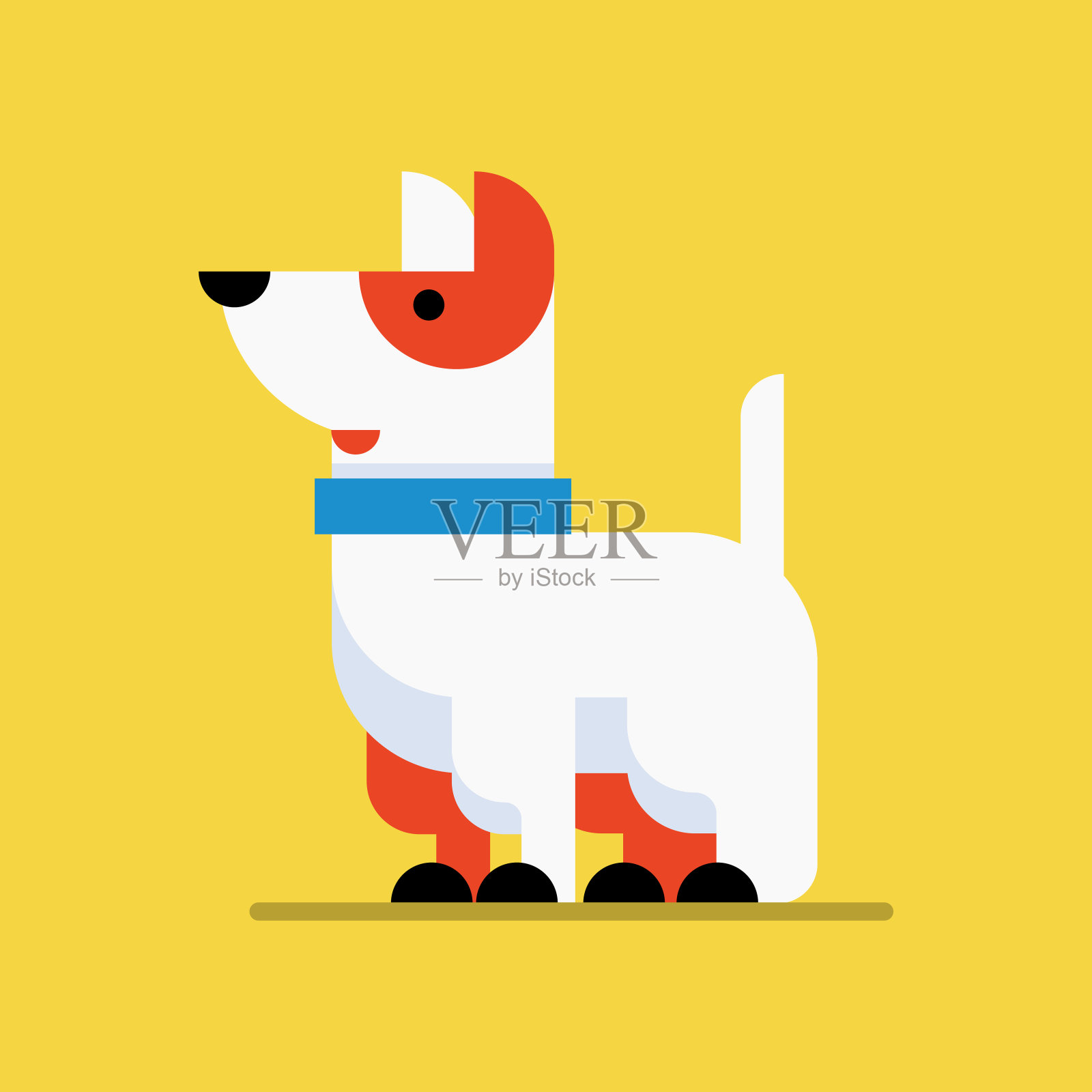 可爱的小狗设计元素图片