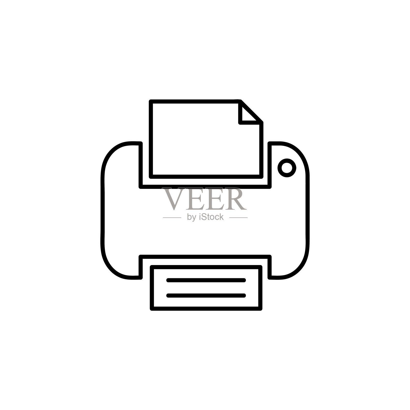 品特图标矢量。矢量图形，白色背景上的线性图案，eps 10。图标素材