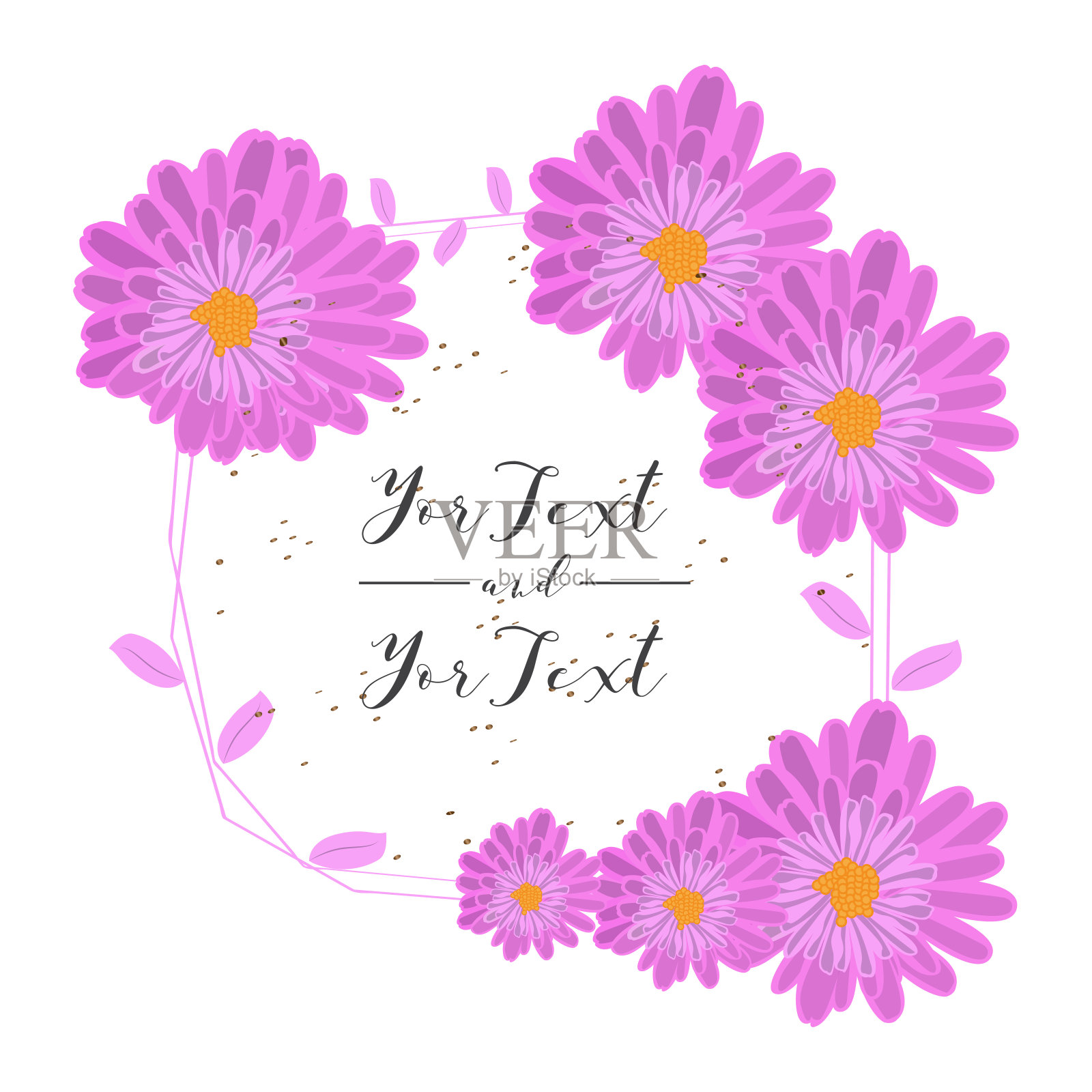 孤立的花焰插画图片素材