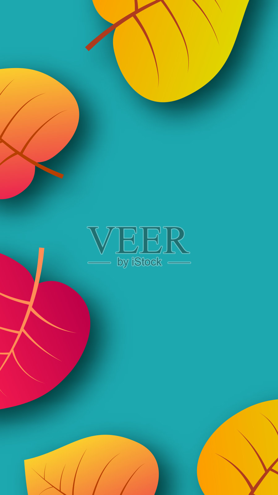 秋叶——185插画图片素材