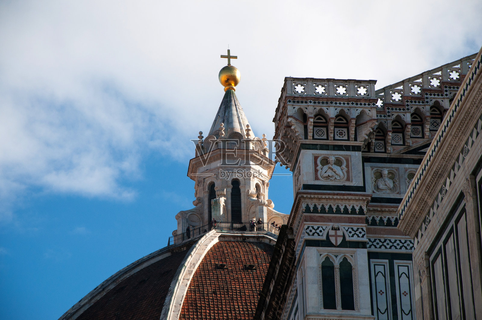 意大利佛罗伦萨圣玛丽亚大教堂圆顶照片摄影图片