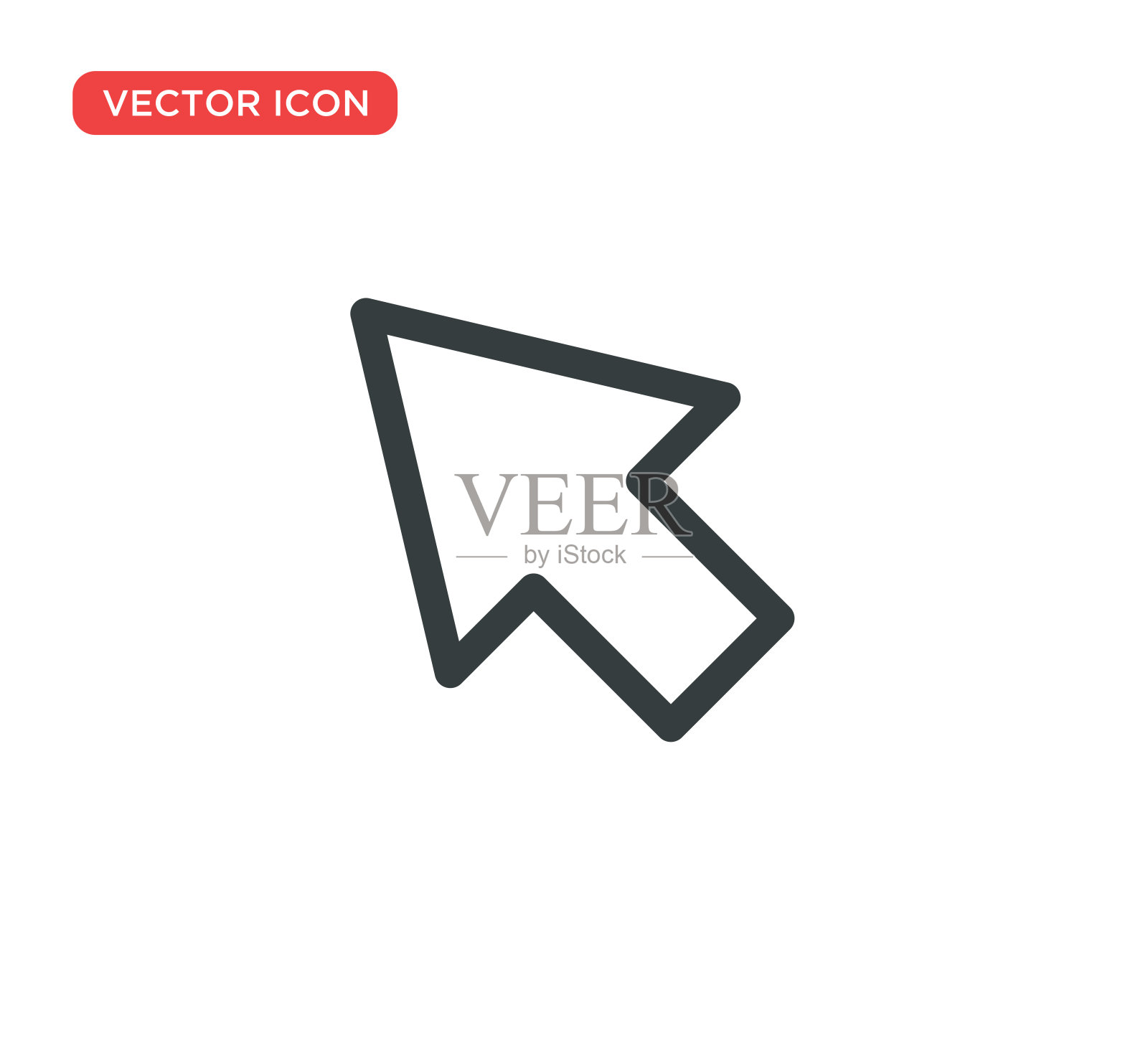 指针光标图标矢量插图设计设计元素图片