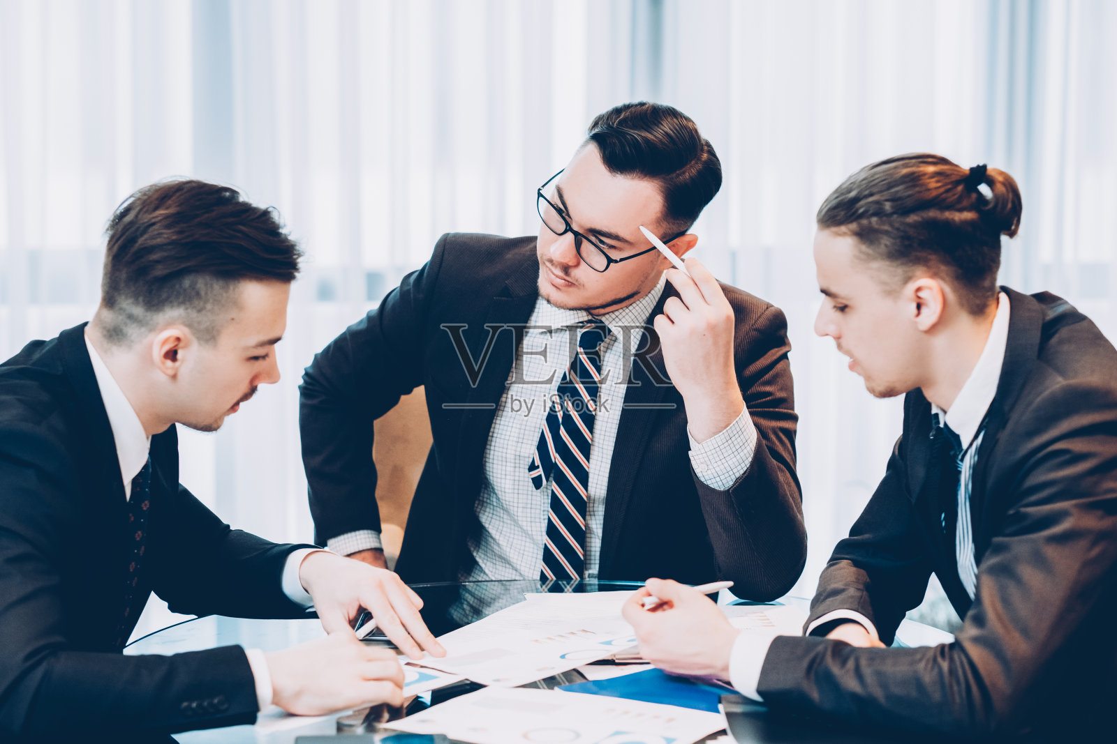 战略规划商业伙伴的想法会议照片摄影图片