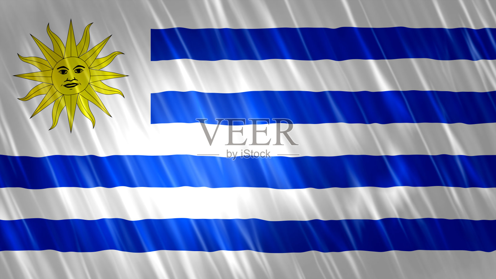 乌拉圭国旗照片摄影图片