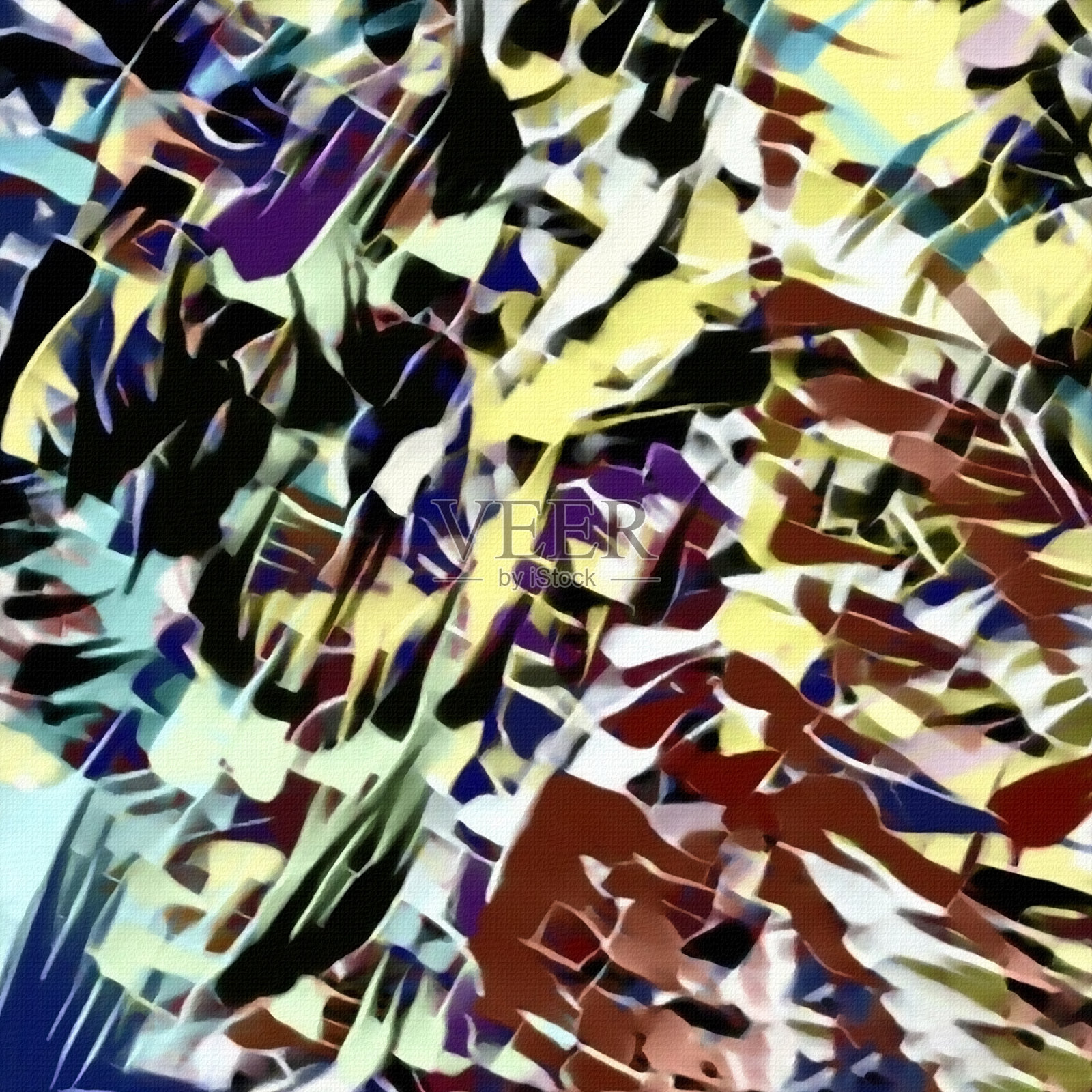 画笔描边插画图片素材