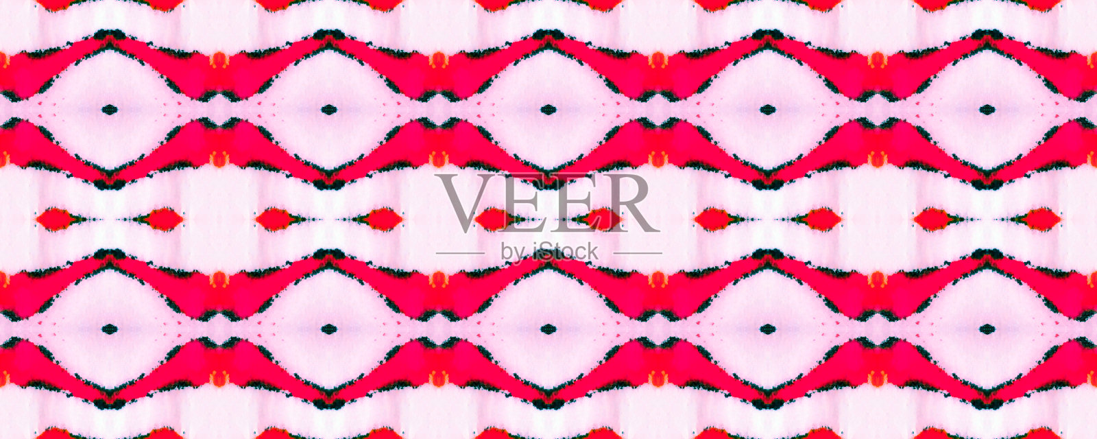 民族无缝模式。插画图片素材