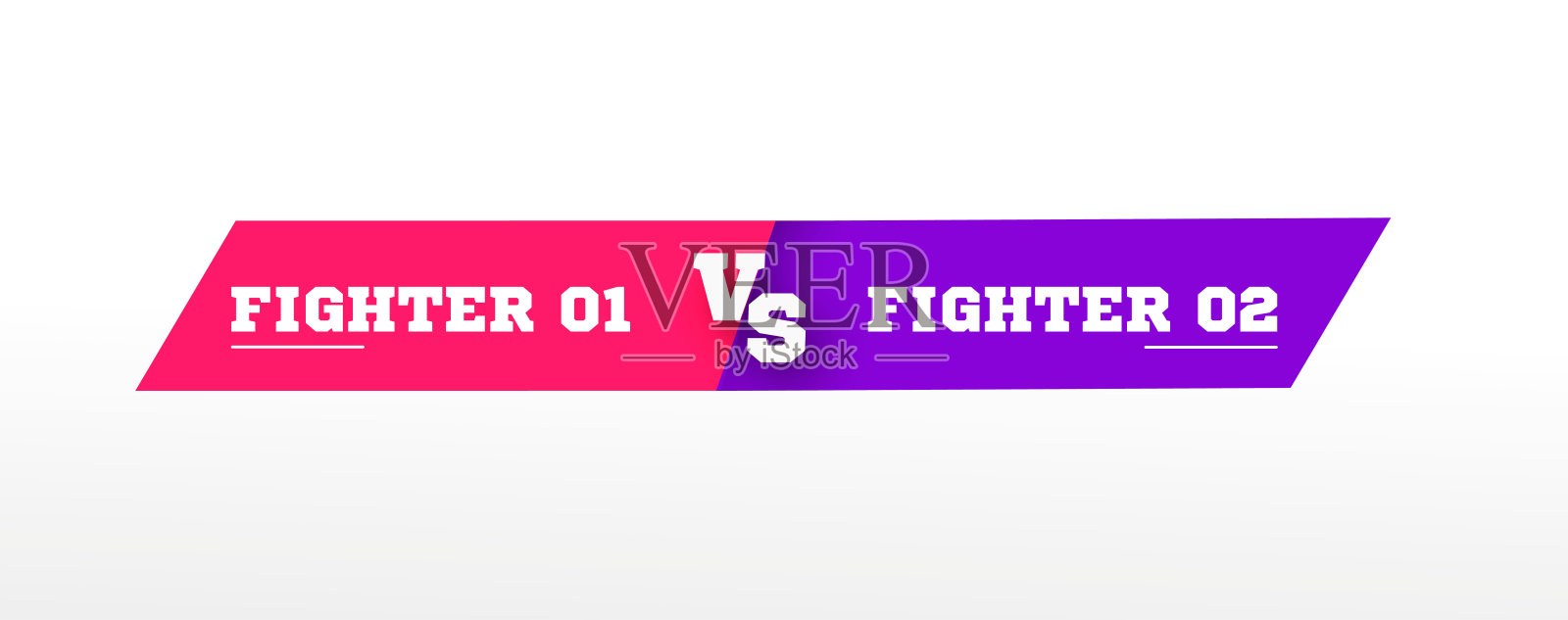 平板vs屏幕。Vs战斗标题，红蓝队之间的冲突决斗。紫色和粉色。对抗对抗竞争。矢量图插画图片素材