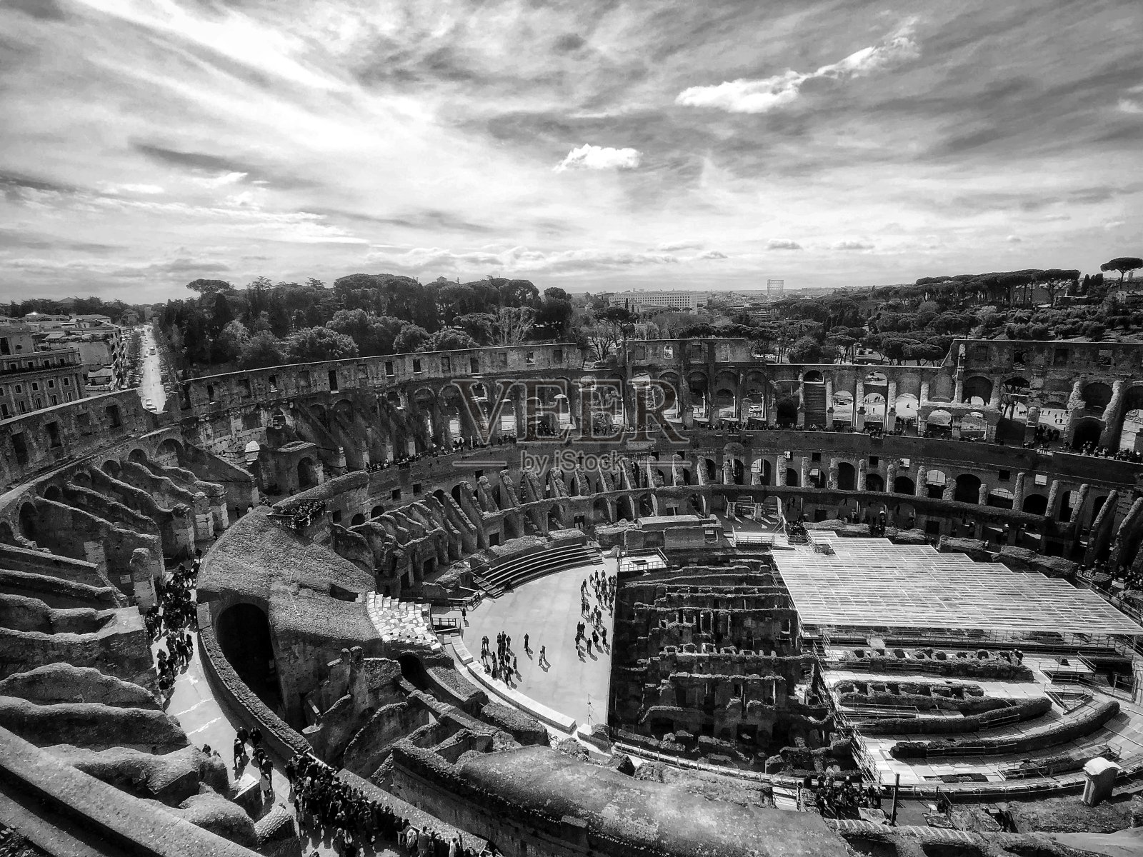 意大利罗马的圆形大剧场照片摄影图片