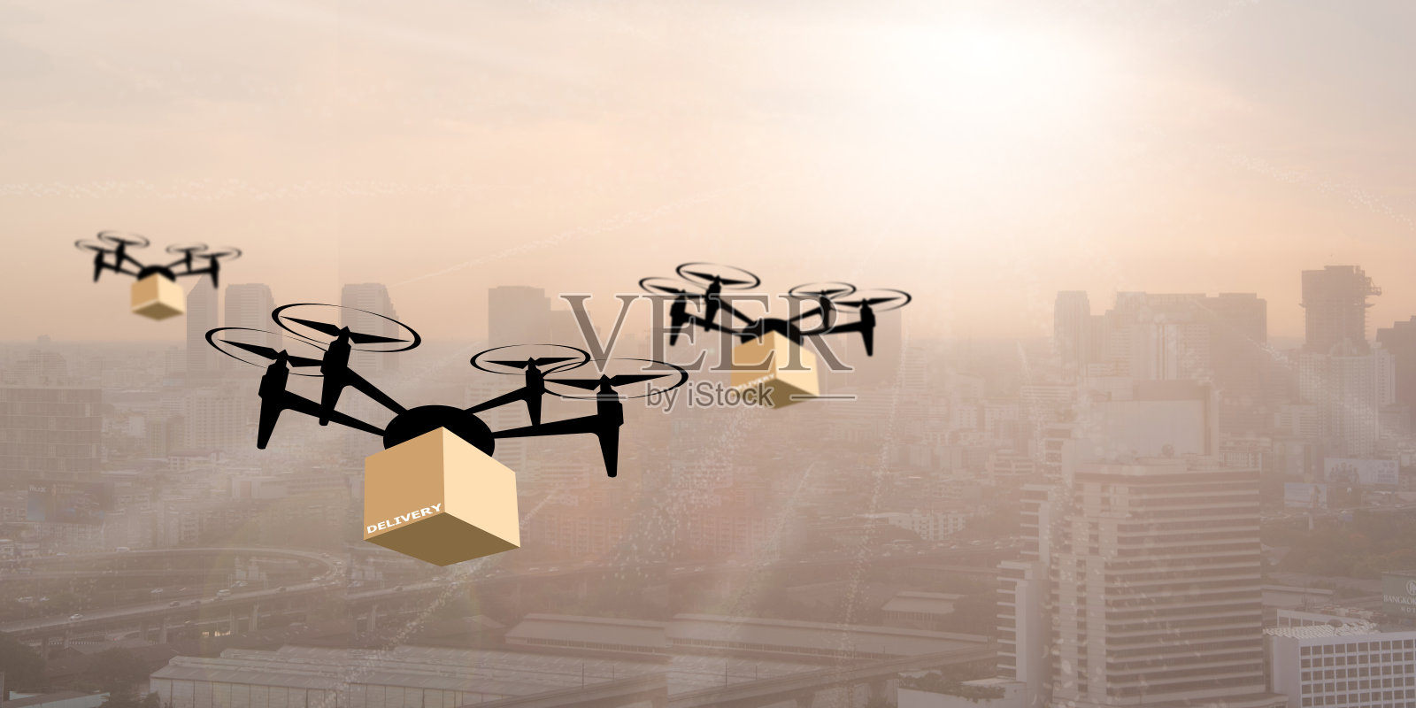 载货无人机照片摄影图片