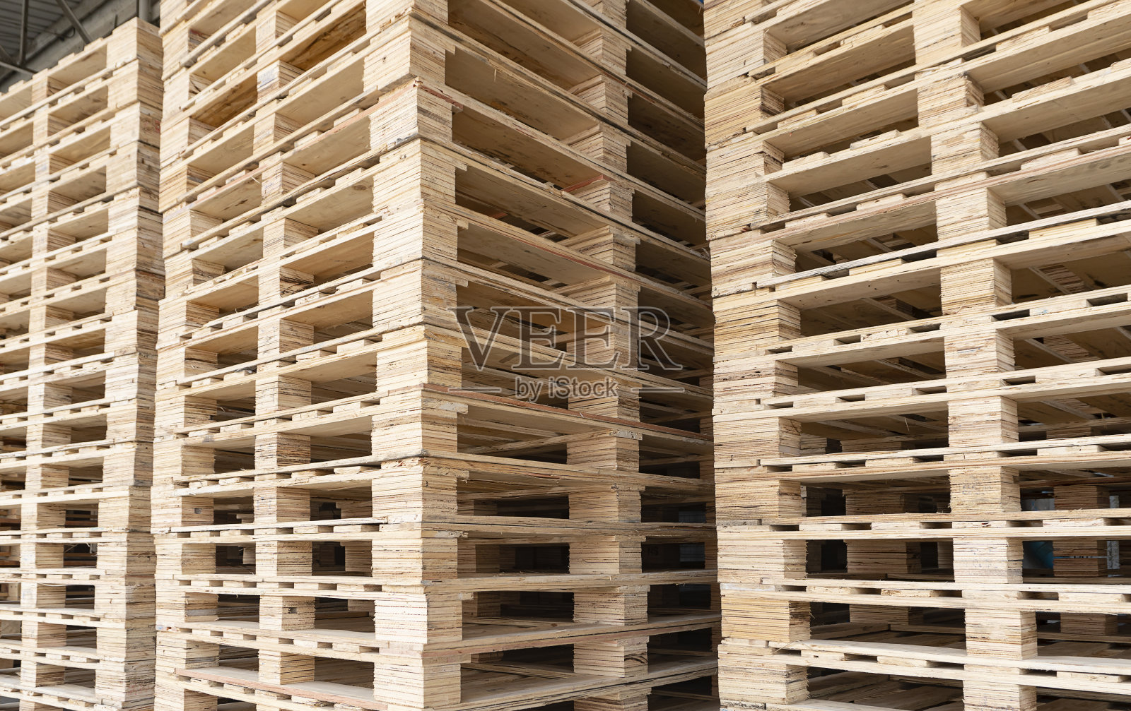 木托盘材料堆放及供应照片摄影图片