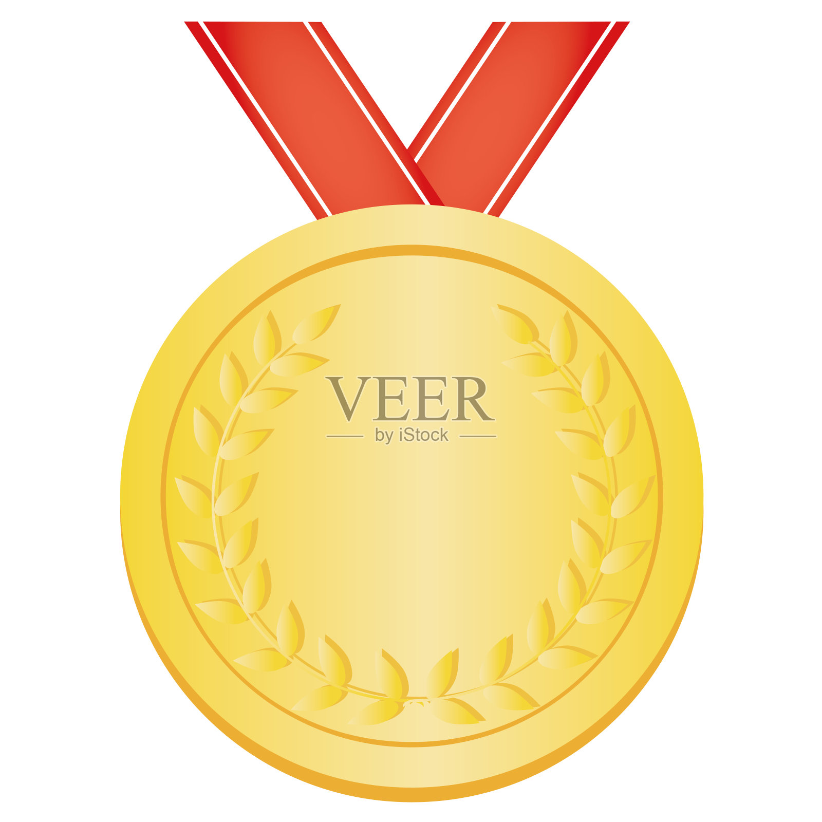 插图材料的金牌。插画图片素材