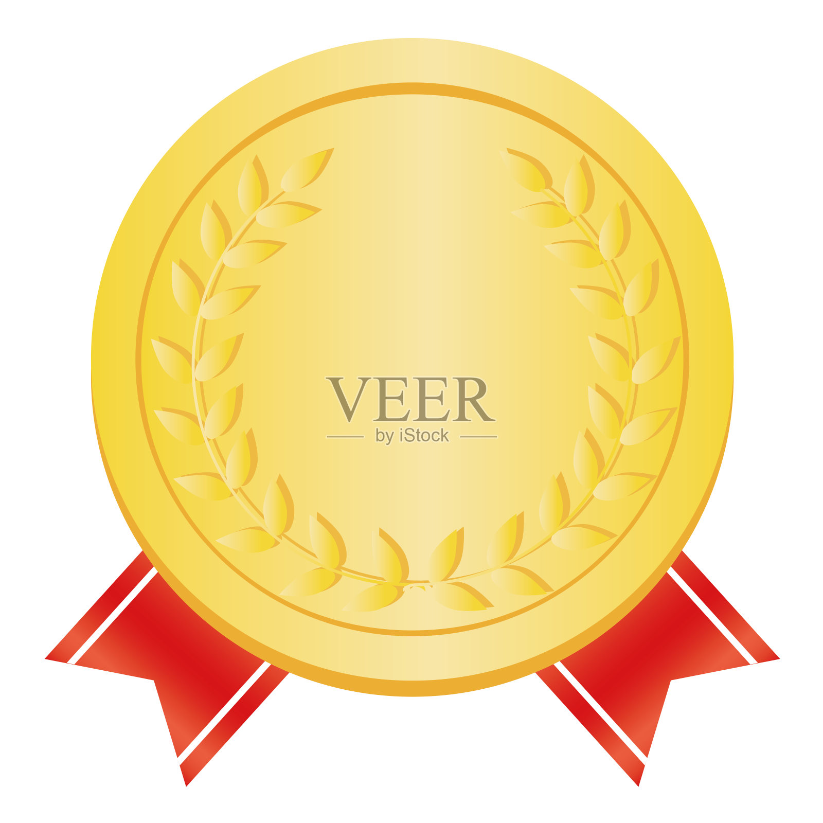 插图材料的金牌。插画图片素材